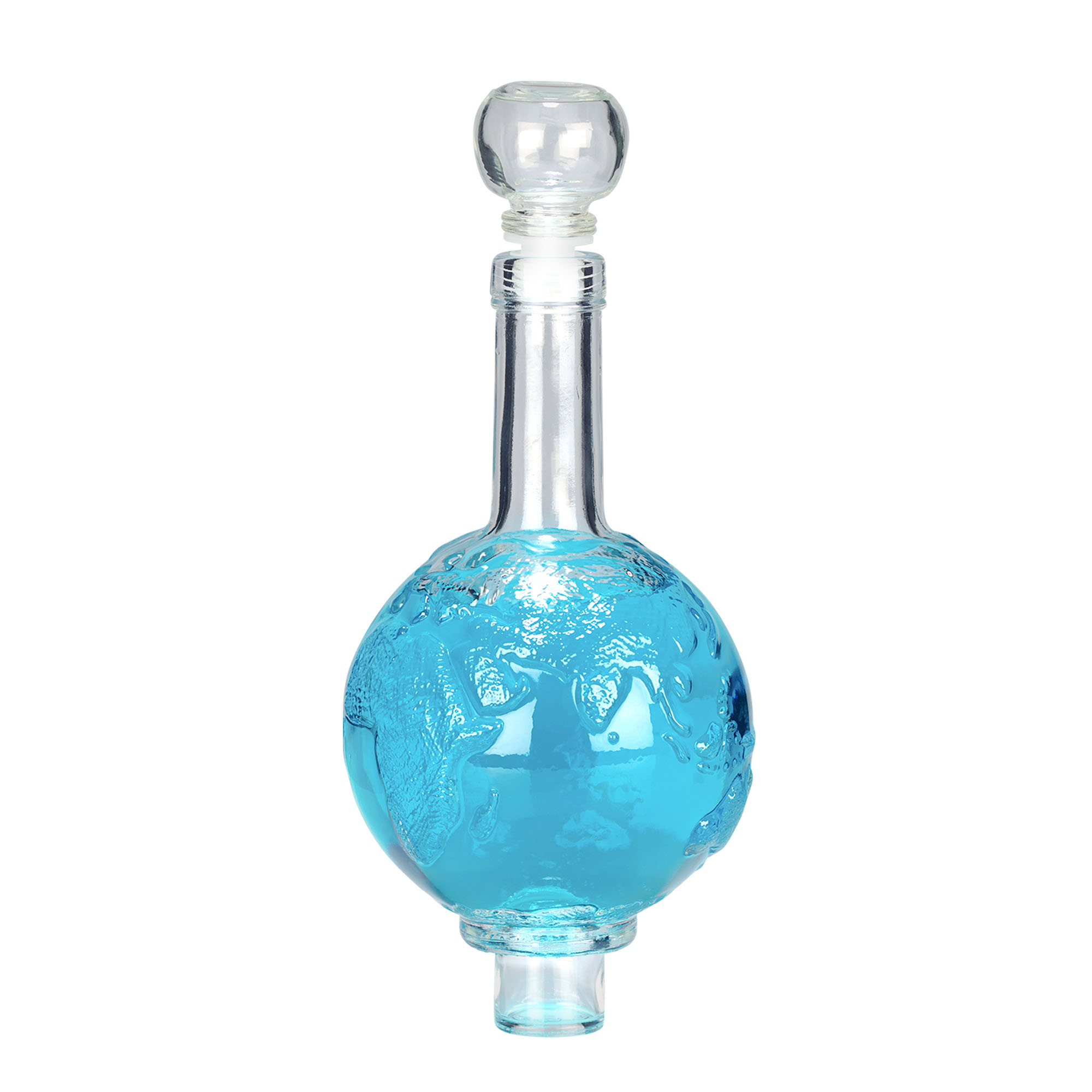 500 ml glasflaske »Globus«, åbning: kork