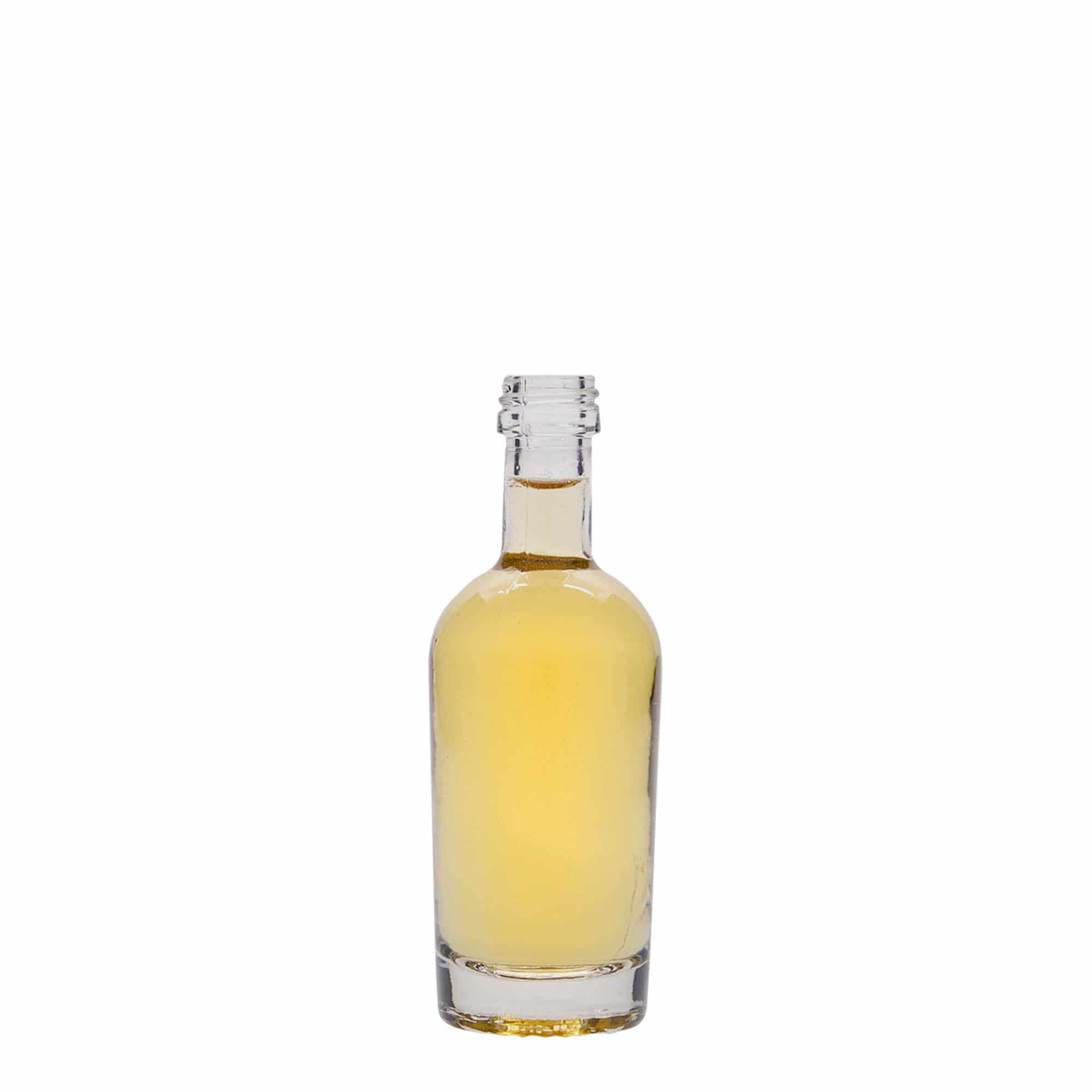 50 ml glasflaske 'Pepe', åbning: PP 18 50 ml glasflaske 'Pepe', åbning: PP 18