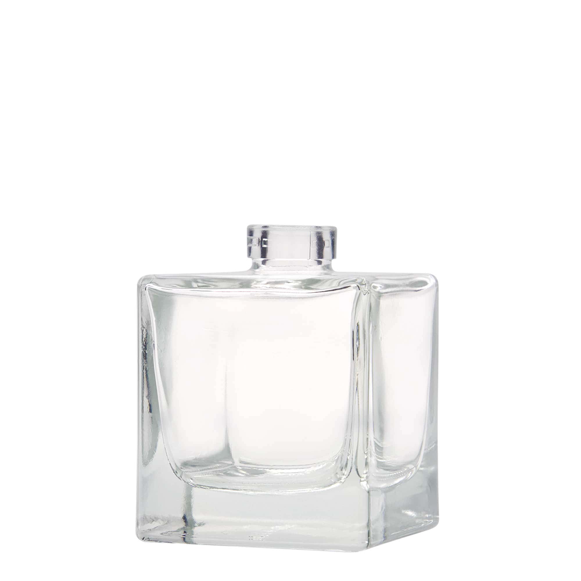 200 ml glasflaske »Cube«, firkantet, åbning: kork
