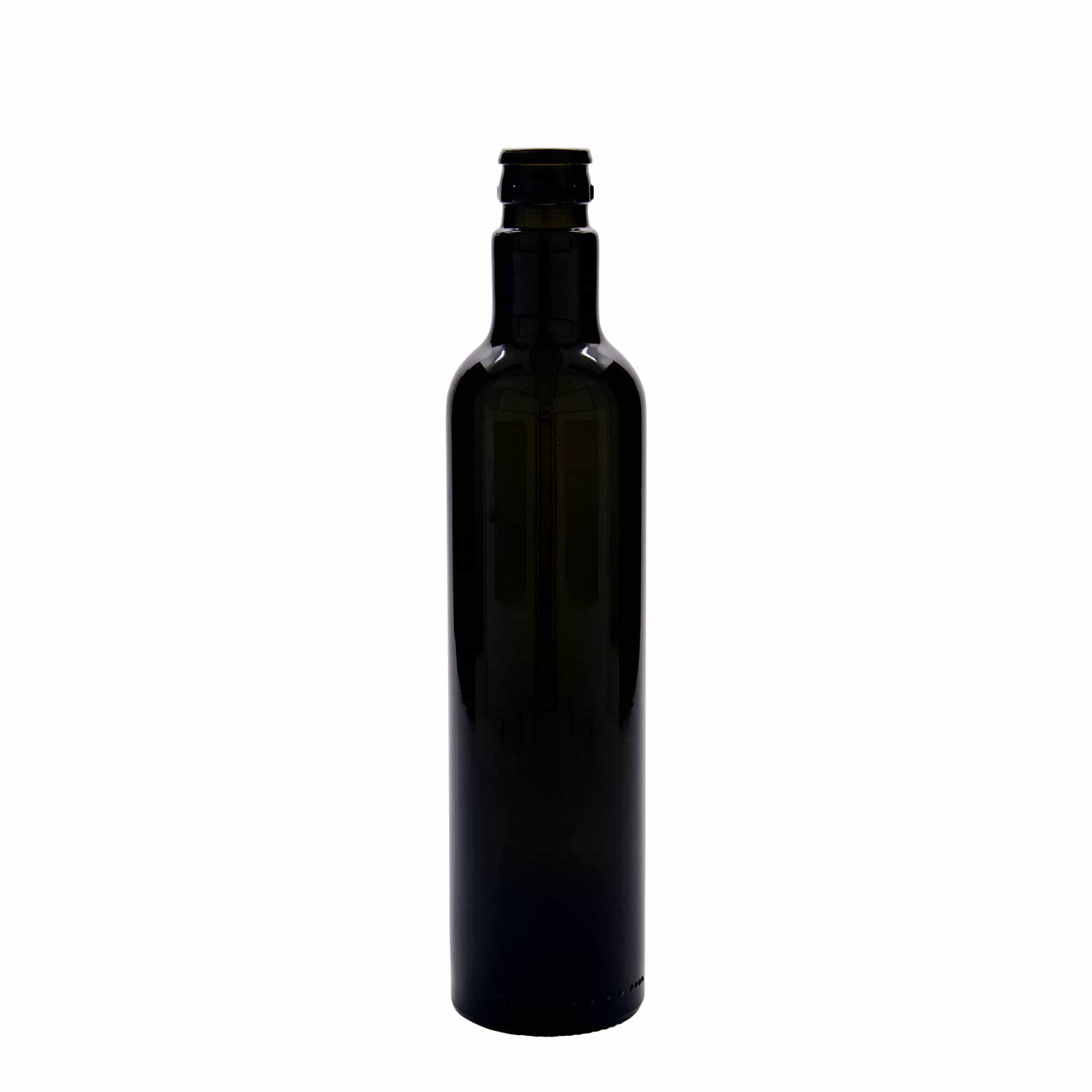 500 ml eddike-/olieflaske 'Willy New', glas, antikgrøn, munding: DOP 500 ml eddike-/olieflaske 'Willy New', glas, antikgrøn, munding: DOP
