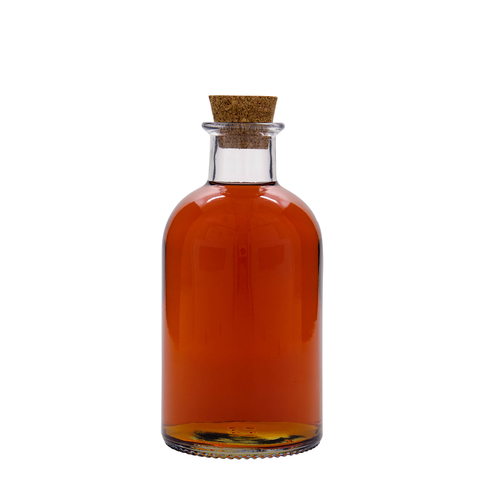 500 ml glasflaske apoteker 'Italia', åbning: kork 500 ml glasflaske apoteker 'Italia', åbning: kork