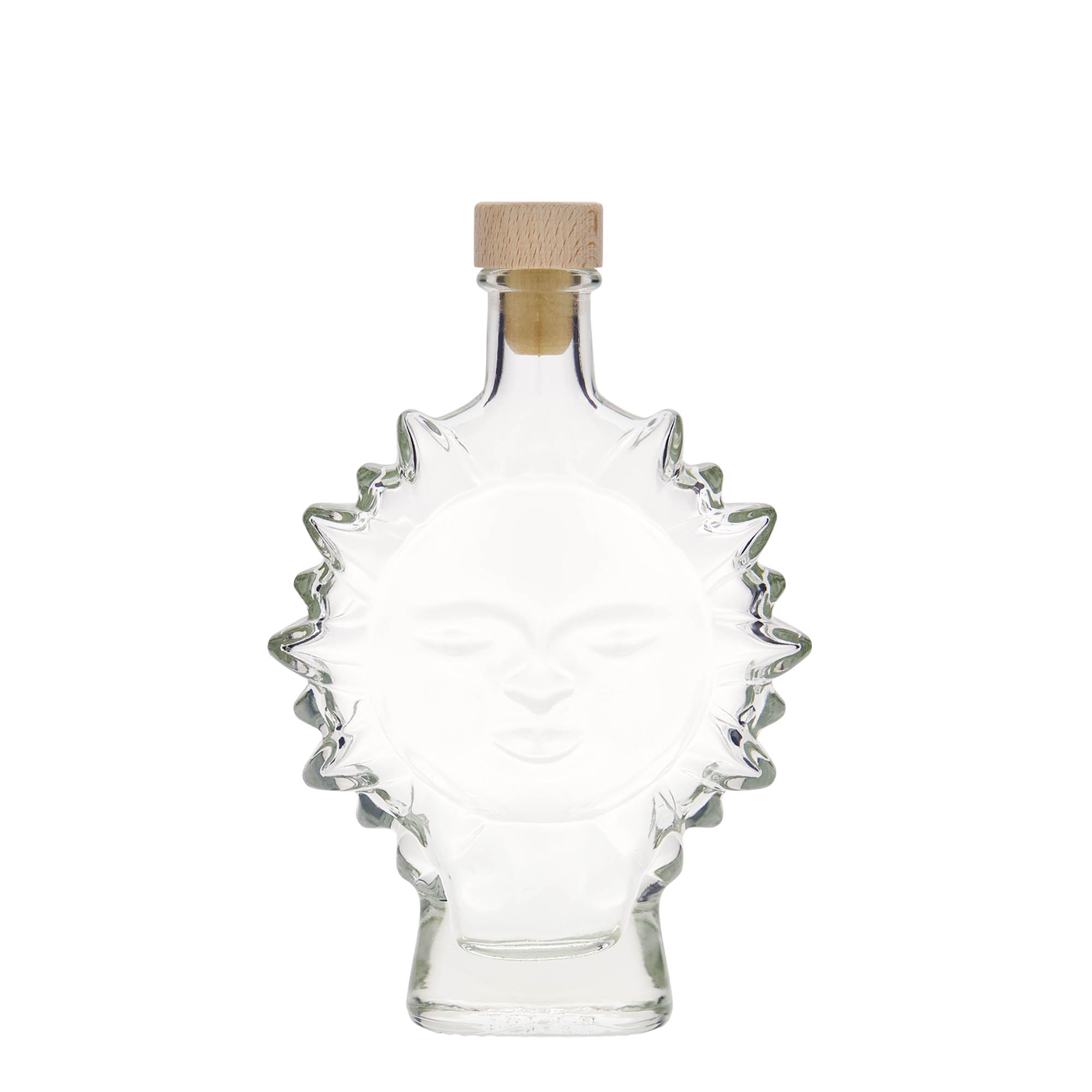 200 ml glasflaske 'Sonne', åbning: kork