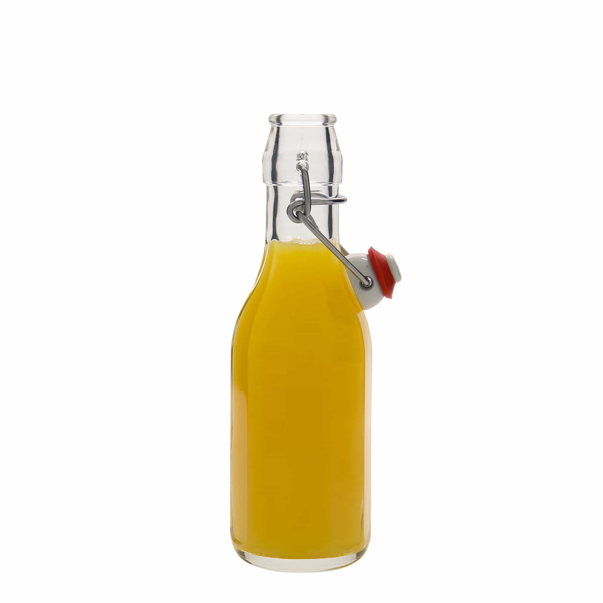 250 ml glasflaske »Bravo«, ti-kantet, åbning: patentprop
