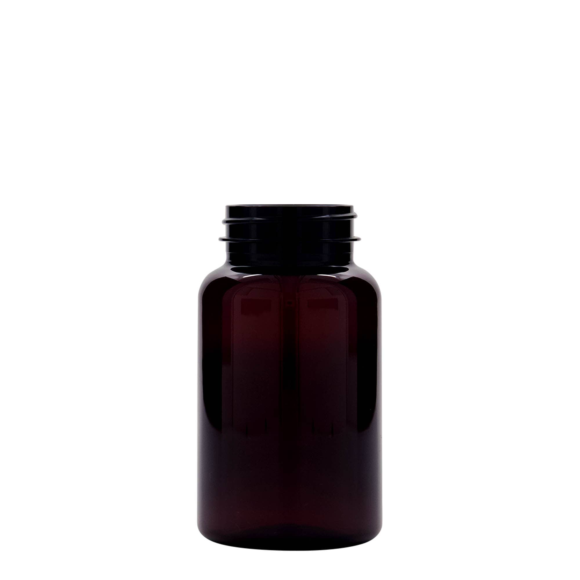 200 ml PET-flaske, plastik, brun, åbning: 45/400