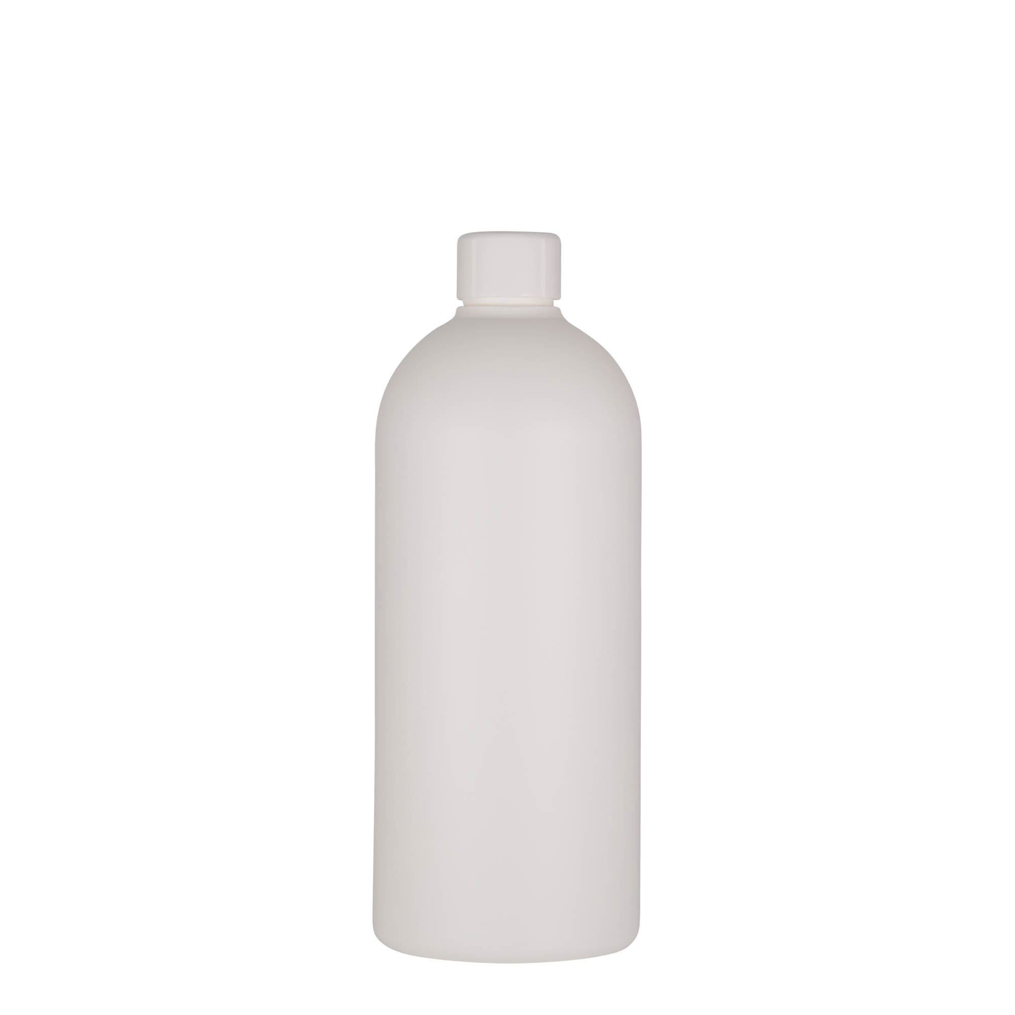 500 ml plastflaske 'Tuffy', HDPE, hvid, munding: 24/410