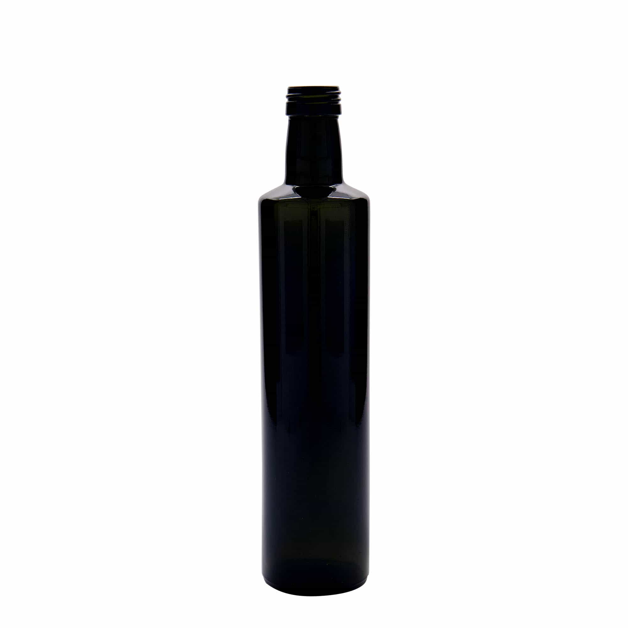 500 ml glasflaske 'Dorica', antikgrøn, åbning: PP 31,5 500 ml glasflaske 'Dorica', antikgrøn, åbning: PP 31,5