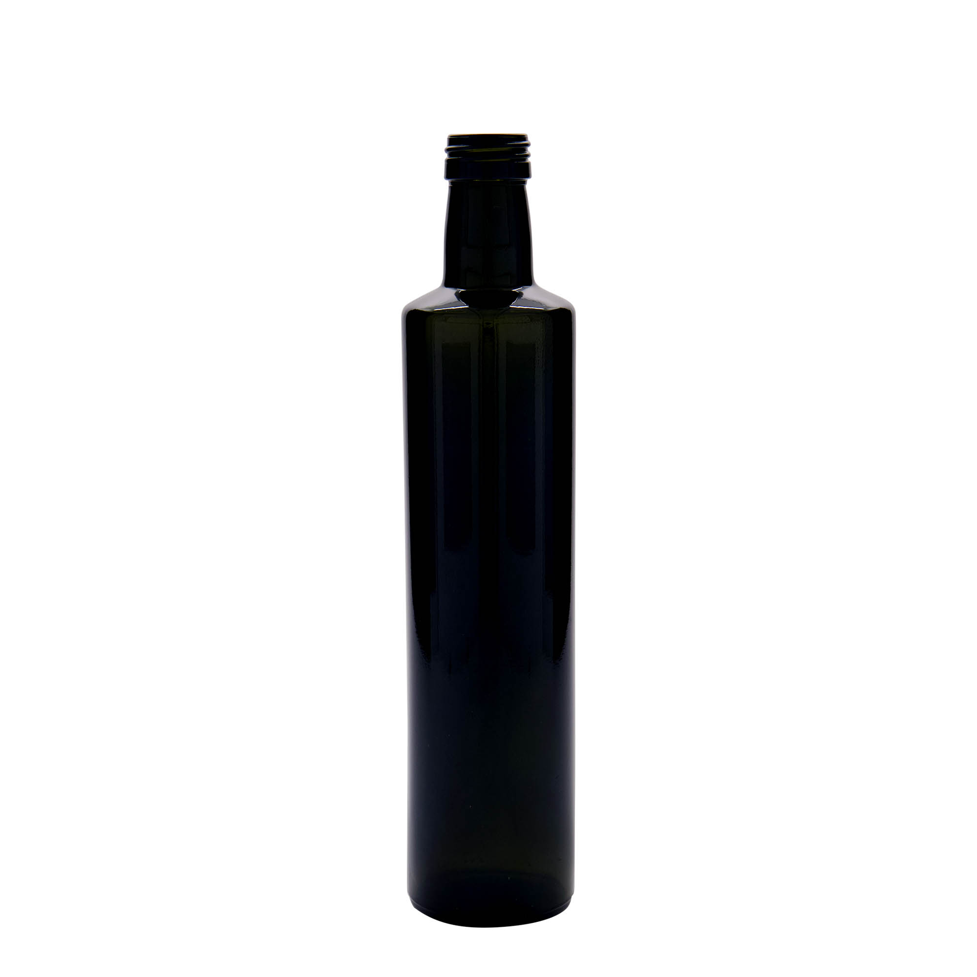 500 ml glasflaske »Dorica«, antikgrøn, åbning: PP 31,5