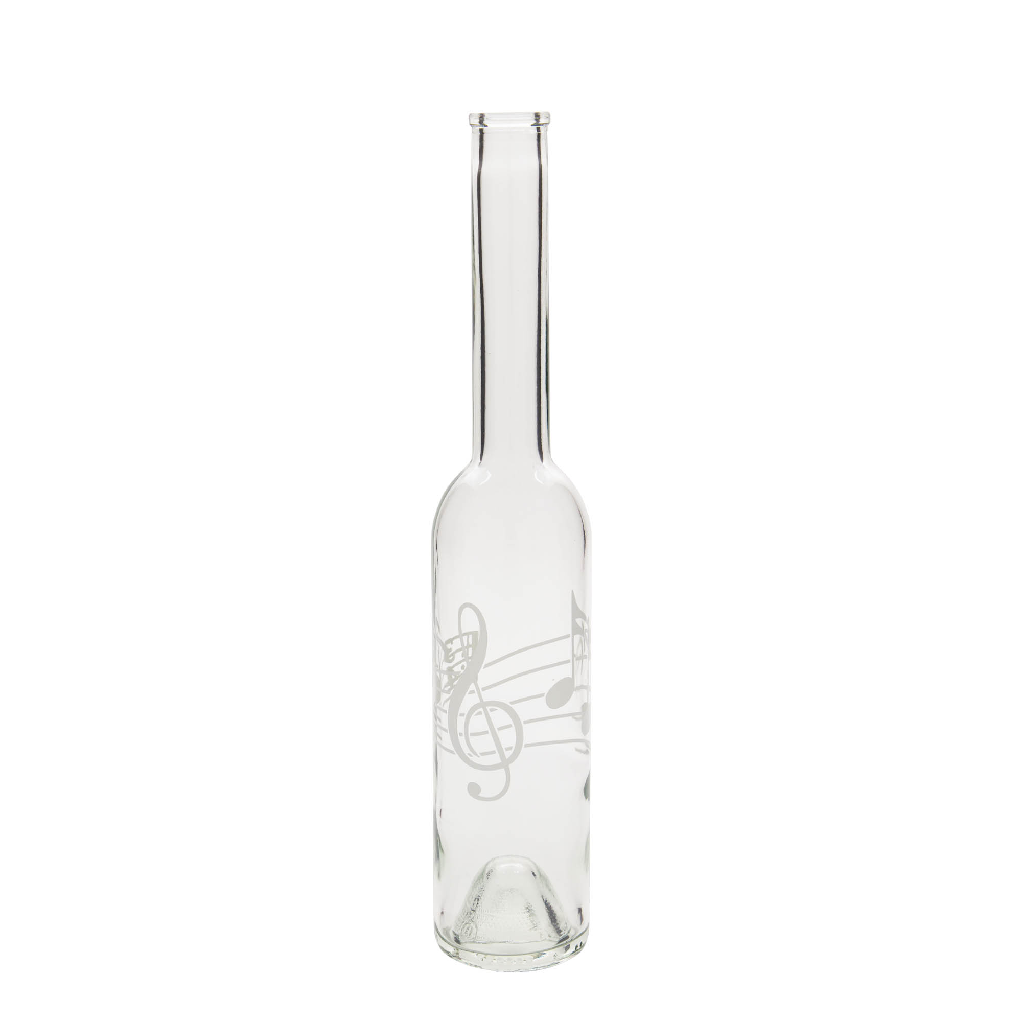 350 ml glasflaske 'Opera', motiv: noder, munding: kork 350 ml glasflaske 'Opera', motiv: noder, munding: kork