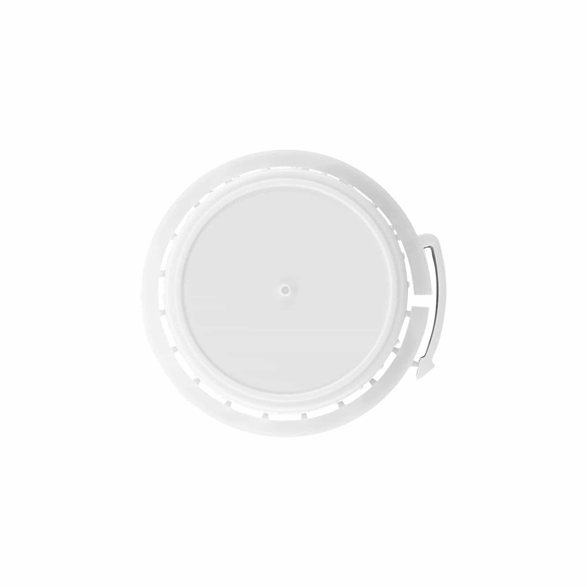 Skruelåg aluminiumsflaske, PP-plast, hvid, til åbning: DIN 32 Skruelåg aluminiumsflaske, PP-plast, hvid, til åbning: DIN 32