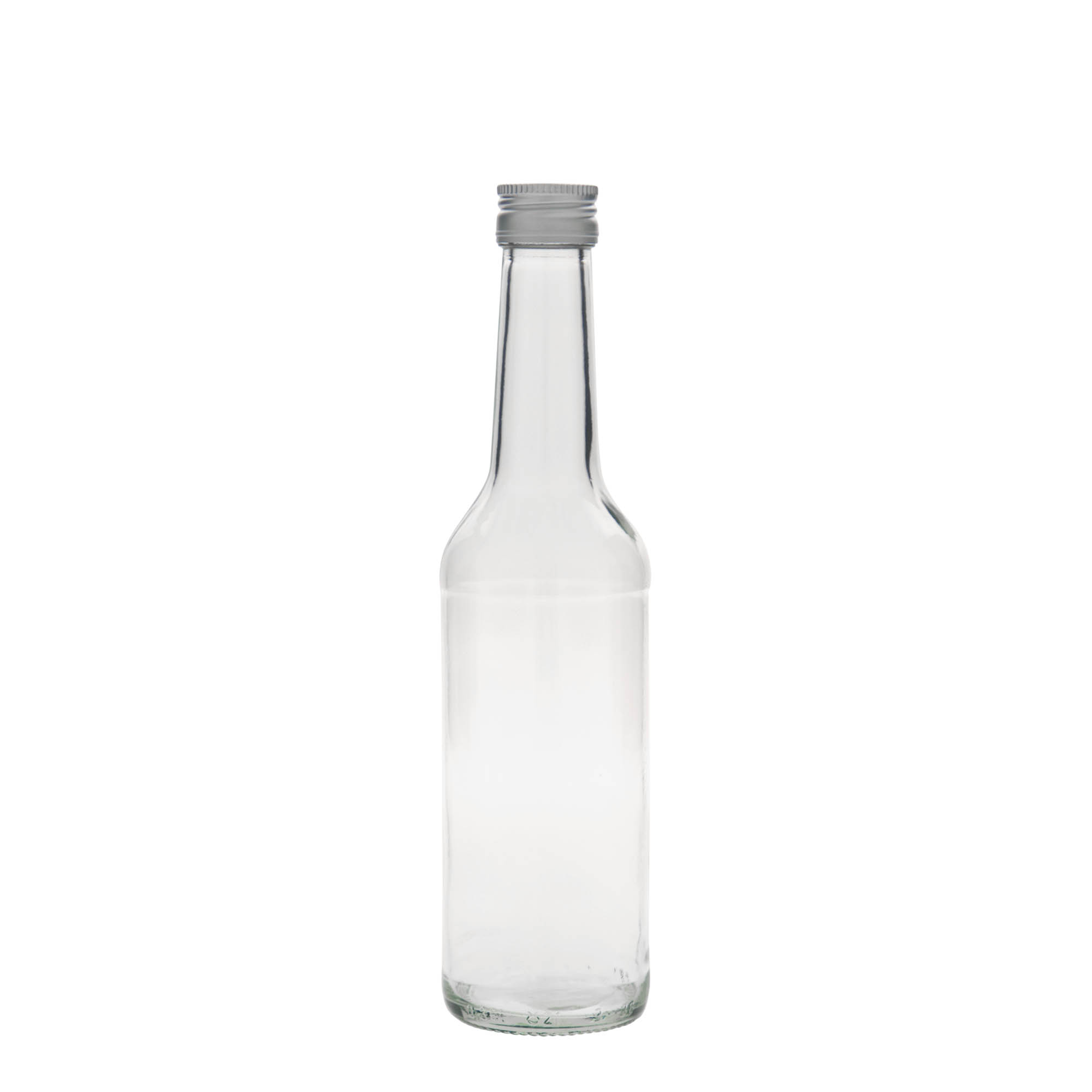 350 ml glasflaske med lige hals, åbning: PP 28