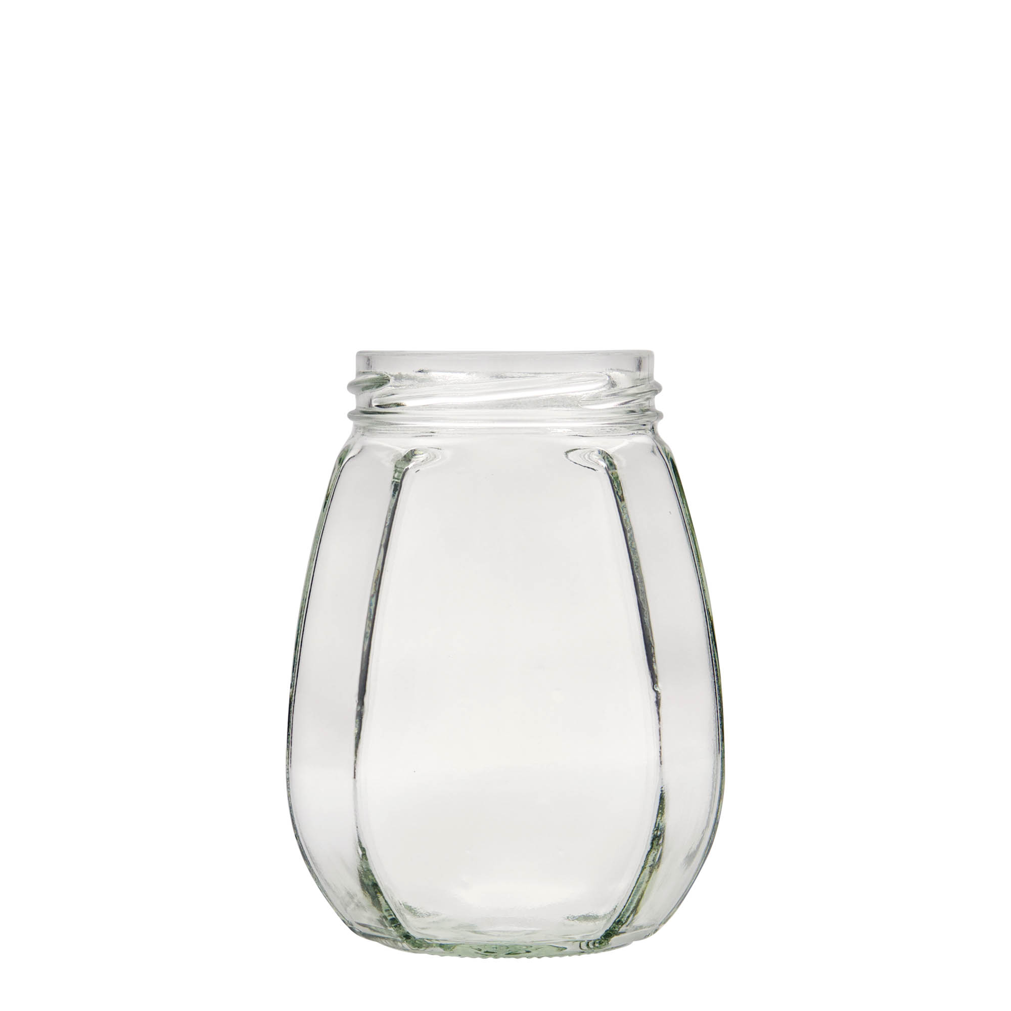 385 ml smykkeglas, sekskantet, åbning: Twist-Off (TO 63)