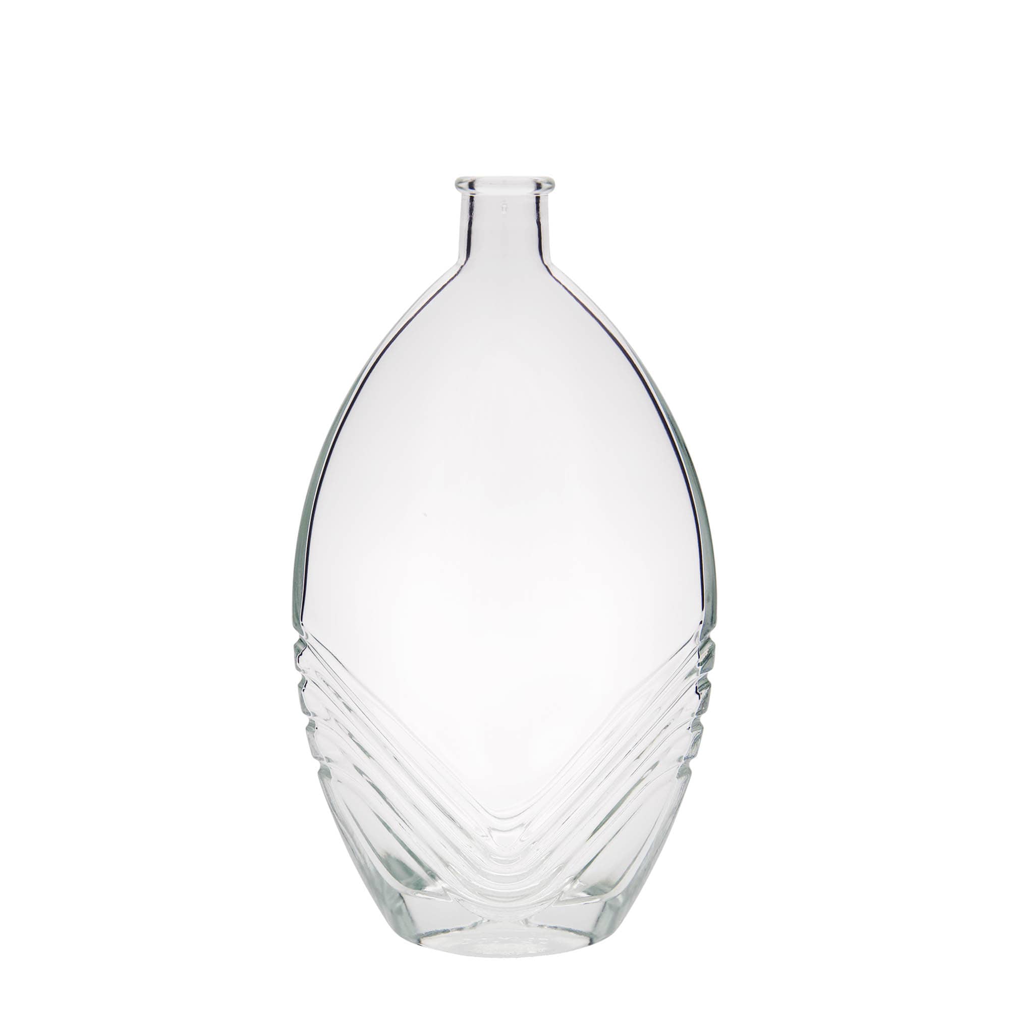 500 ml glasflaske »Florence«, oval, åbning: kork