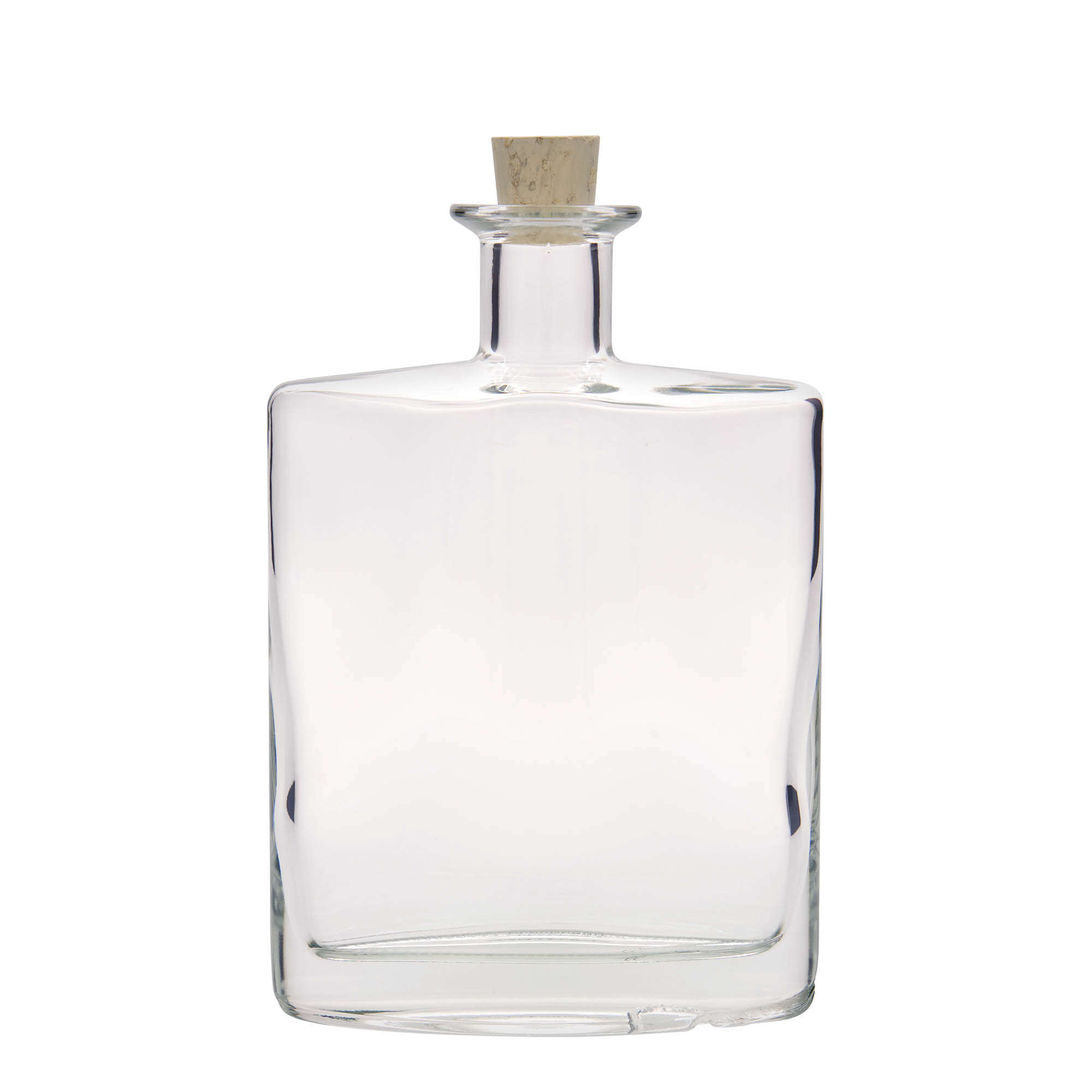700 ml glasflaske 'Zorbas', oval, åbning: kork 700 ml glasflaske 'Zorbas', oval, åbning: kork
