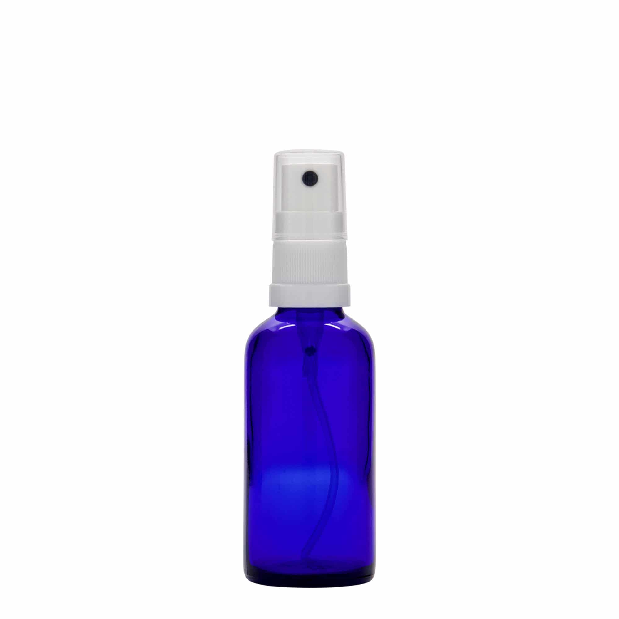 50 ml sprøjteflaske, medicin, glas, kongeblå, åbning: DIN 18 50 ml sprøjteflaske, medicin, glas, kongeblå, åbning: DIN 18