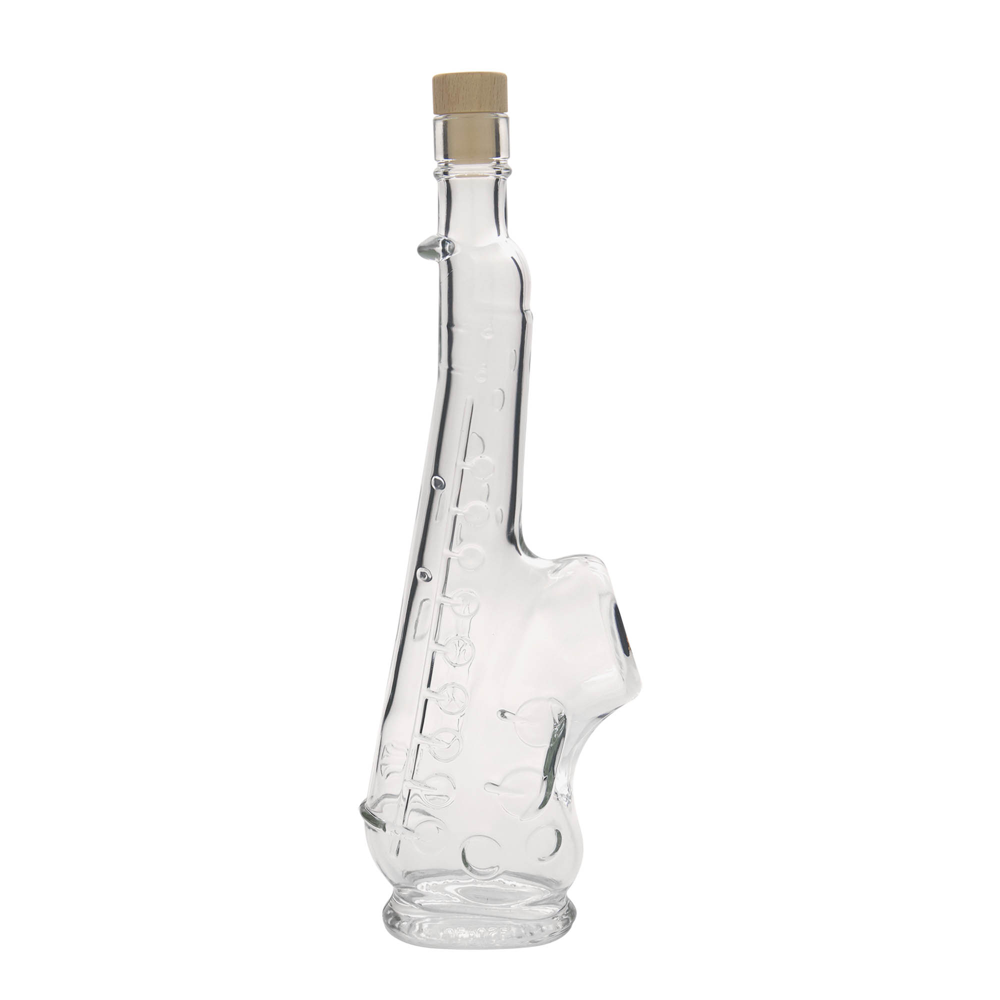 500 ml glasflaske 'Saxofon', åbning: kork 500 ml glasflaske 'Saxofon', åbning: kork