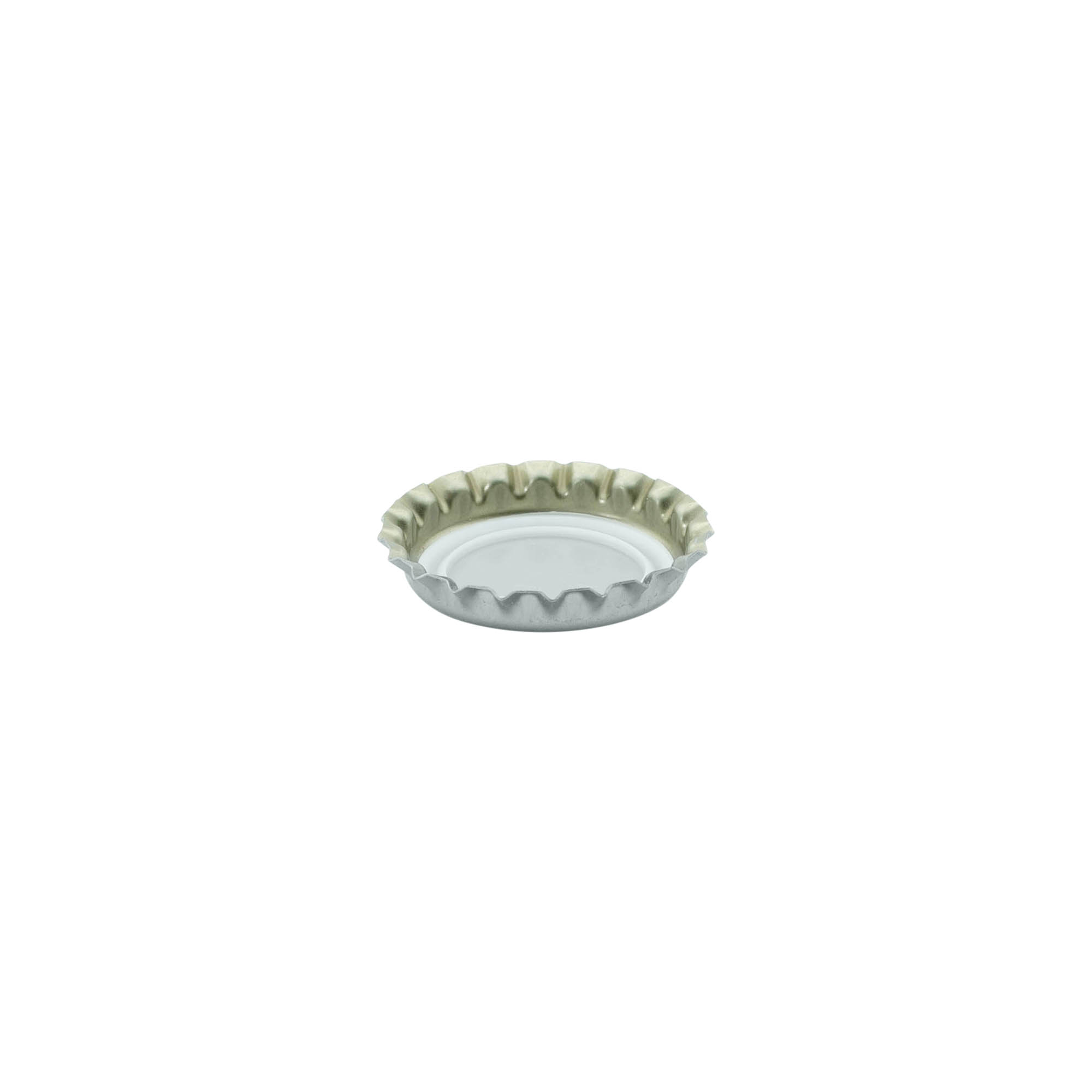 Kapsel 26 mm, metal, sølv Kapsel 26 mm, metal, sølv