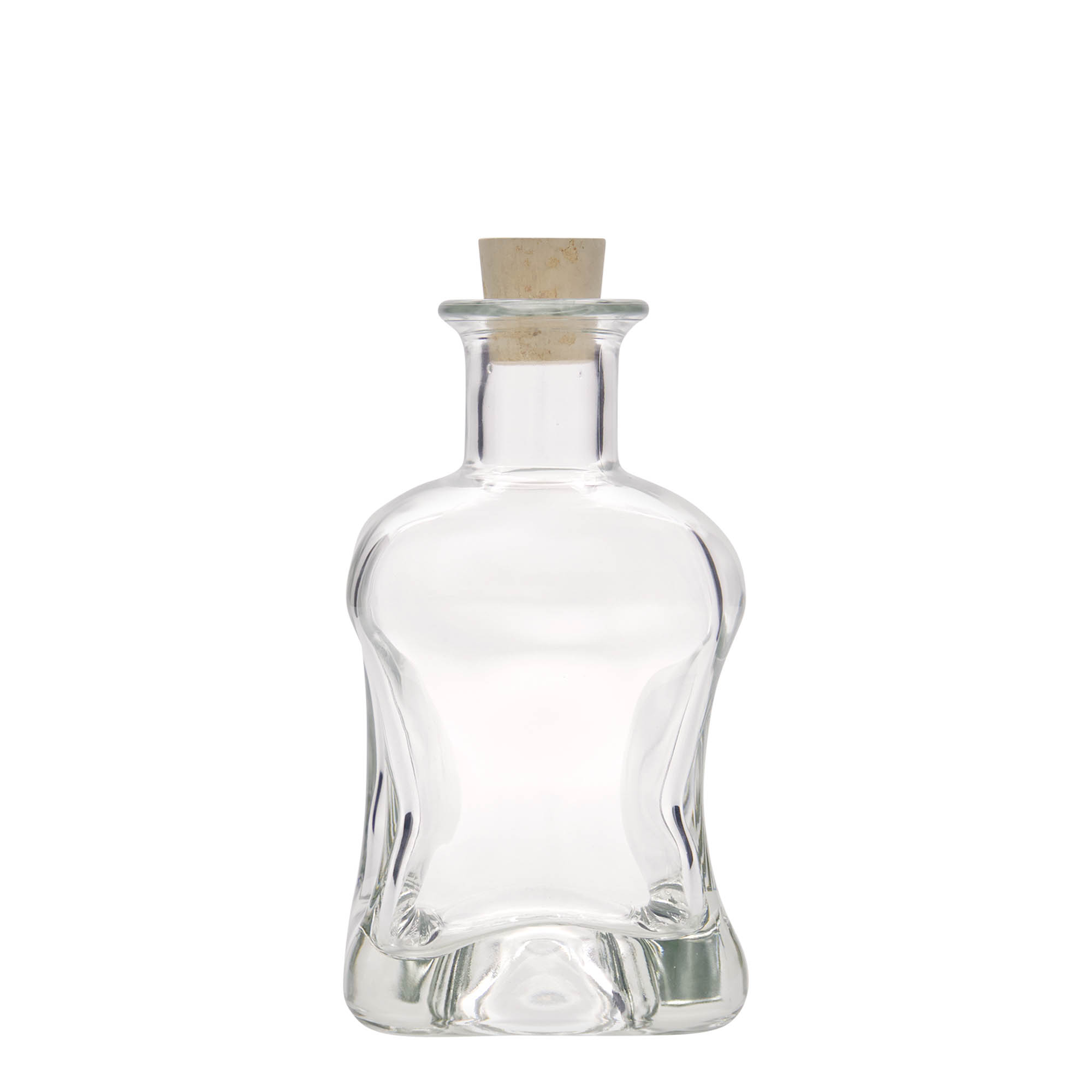 350 ml glasflaske »Dublin«, firkantet, åbning: kork
