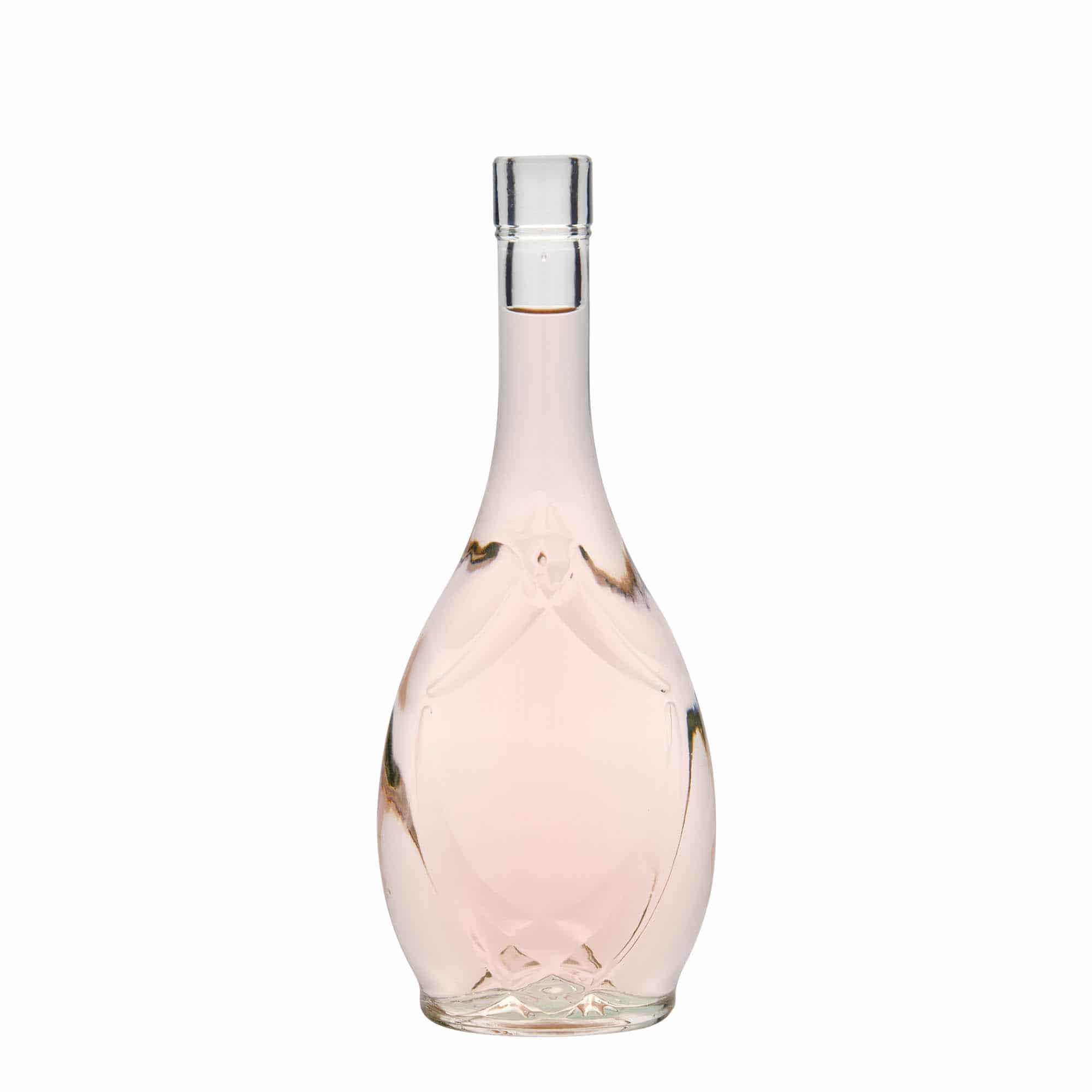 500 ml glasflaske 'Saragossa', oval, åbning: Kork