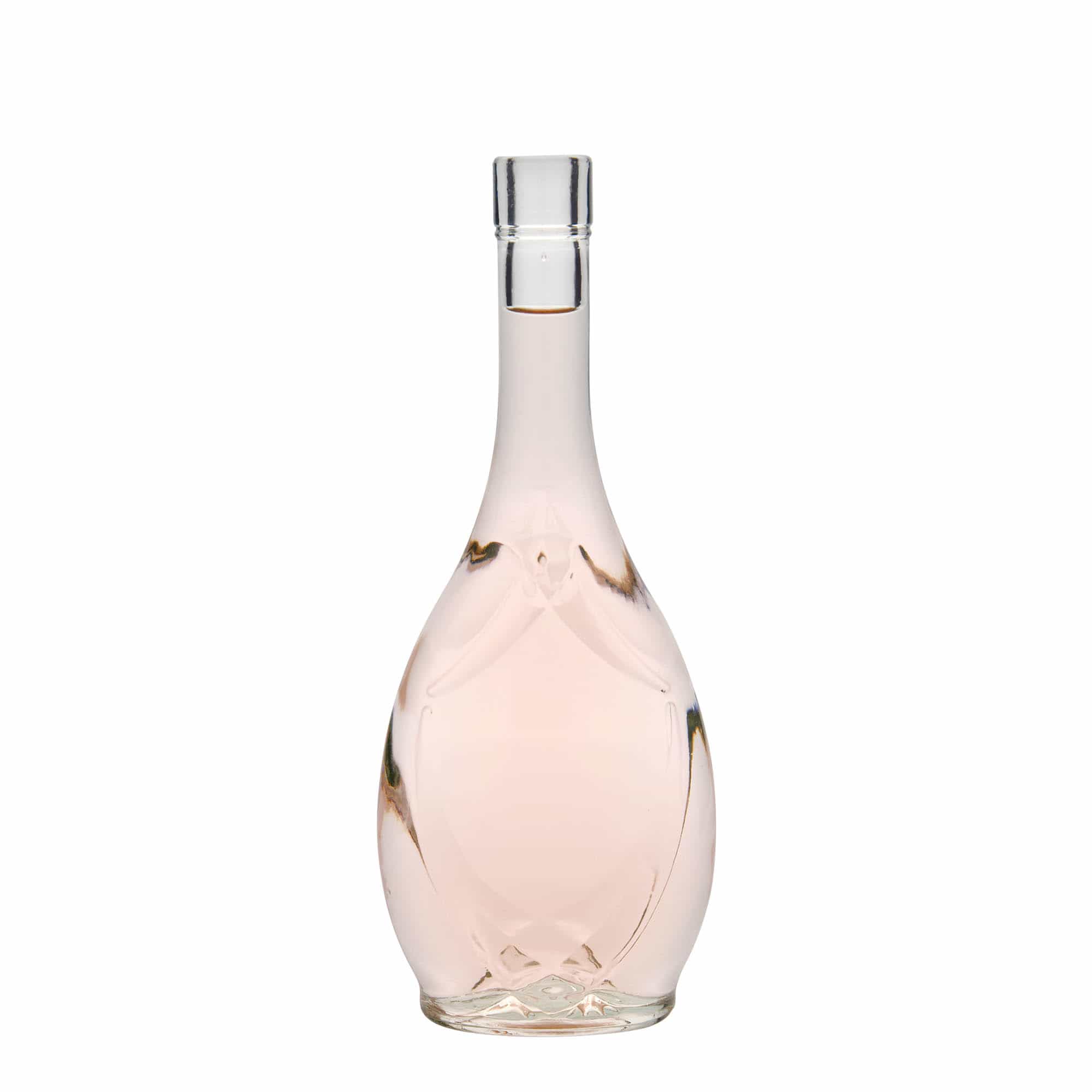 500 ml glasflaske 'Saragossa', oval, åbning: kork
