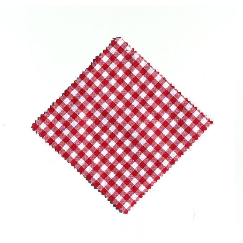 Stofservietter 12x12, kvadratisk, tekstil, rød, åbning: TO38-TO53