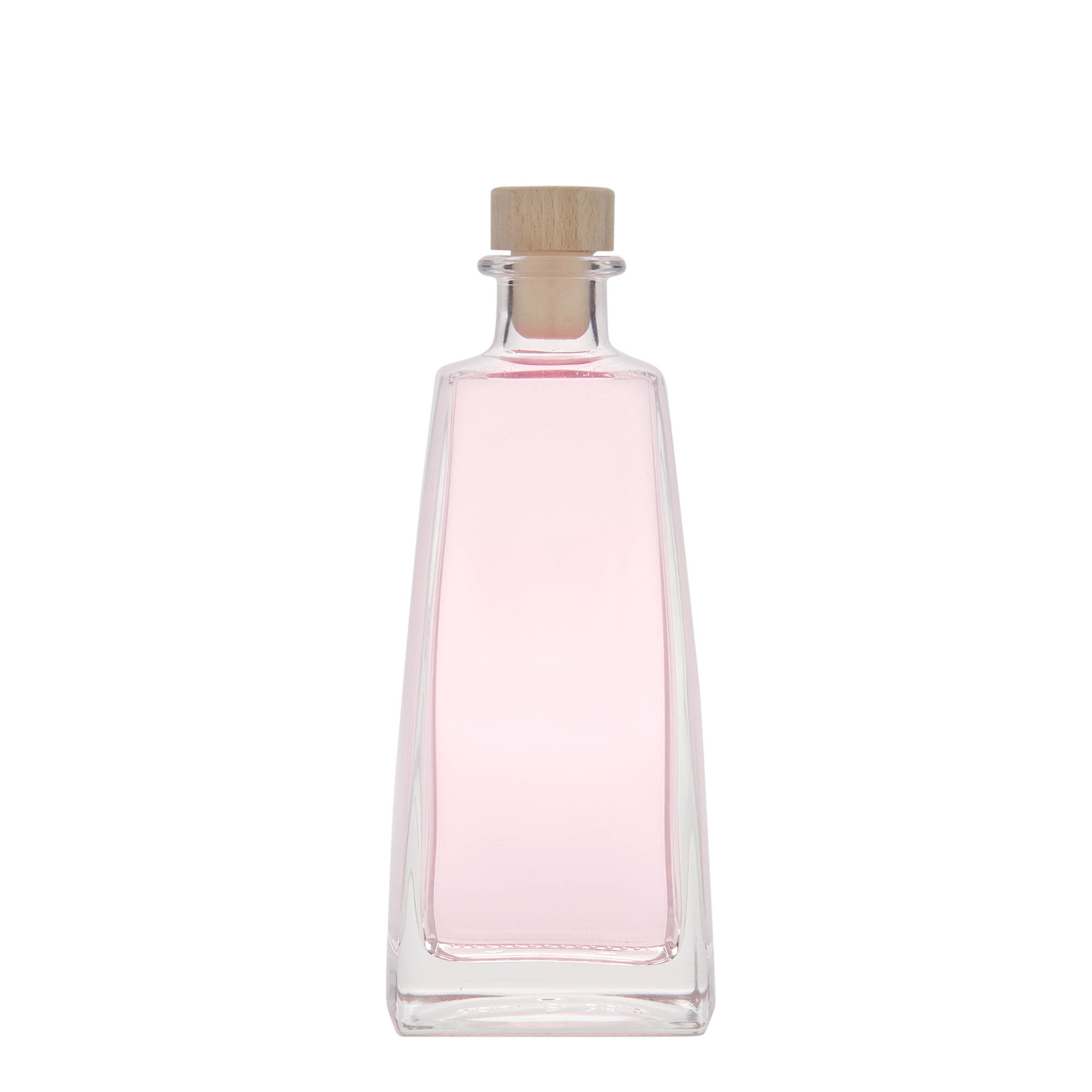 350 ml glasflaske 'Timmy', rektangulær, åbning: kork 350 ml glasflaske 'Timmy', rektangulær, åbning: kork