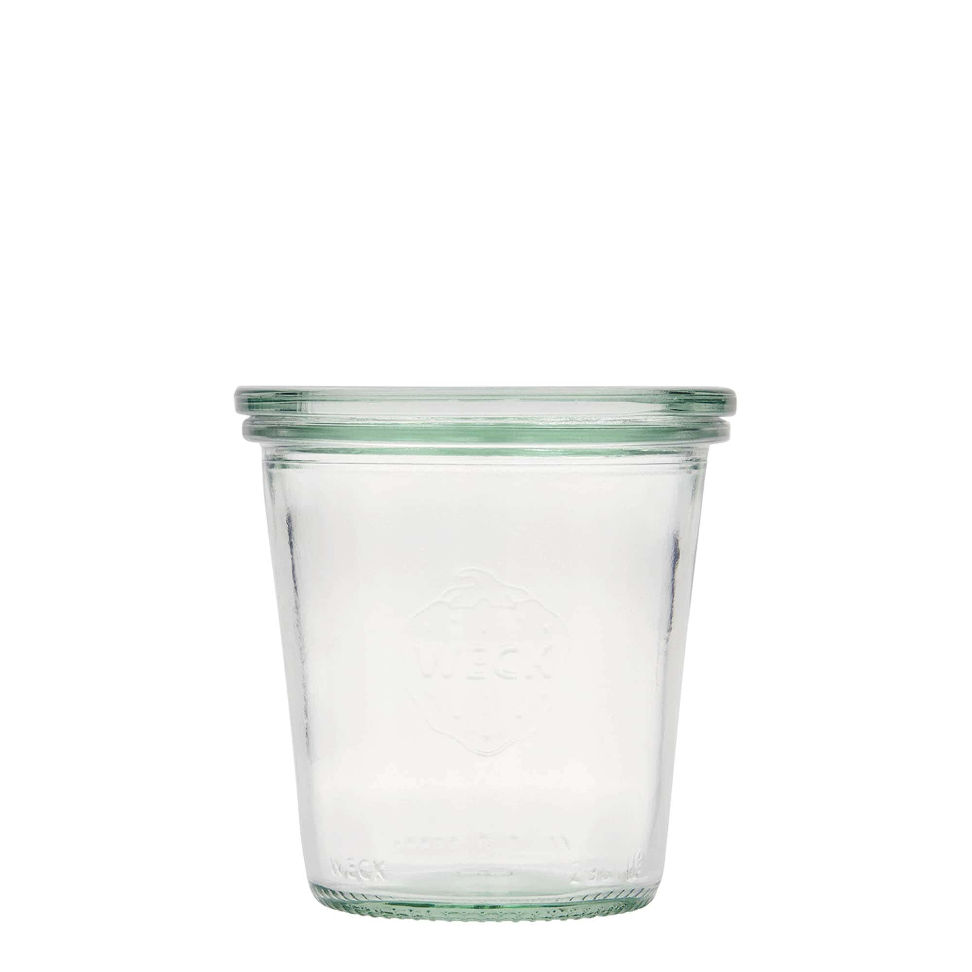 290 ml cylindrisk WECK-sylteglas, åbning: Rund kant