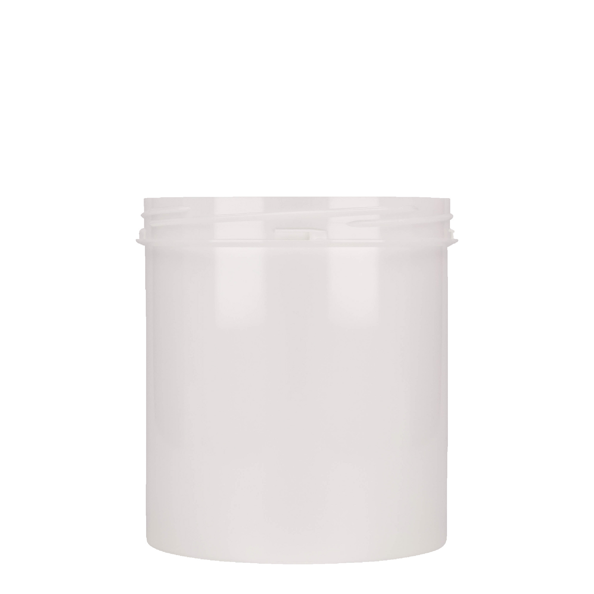 1.000 ml plastdåse 'Securilock', PP, hvid, åbning: skruelåg