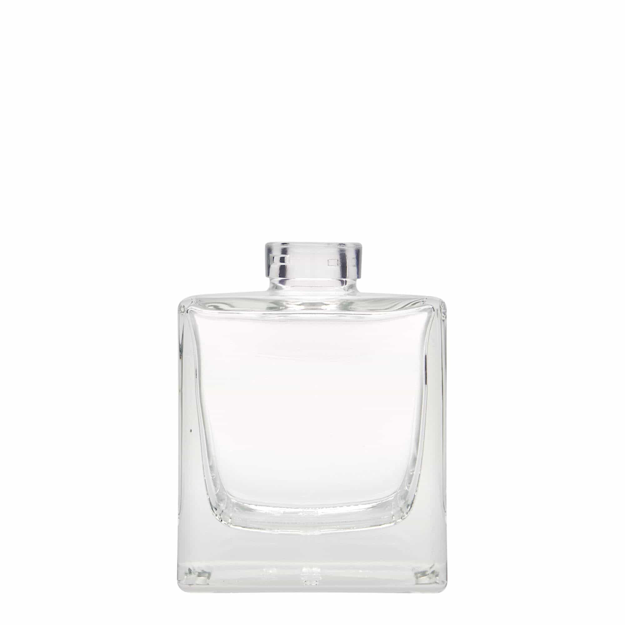 200 ml glasflaske 'Cube', kvadratisk, åbning: Kork 200 ml glasflaske 'Cube', kvadratisk, åbning: Kork