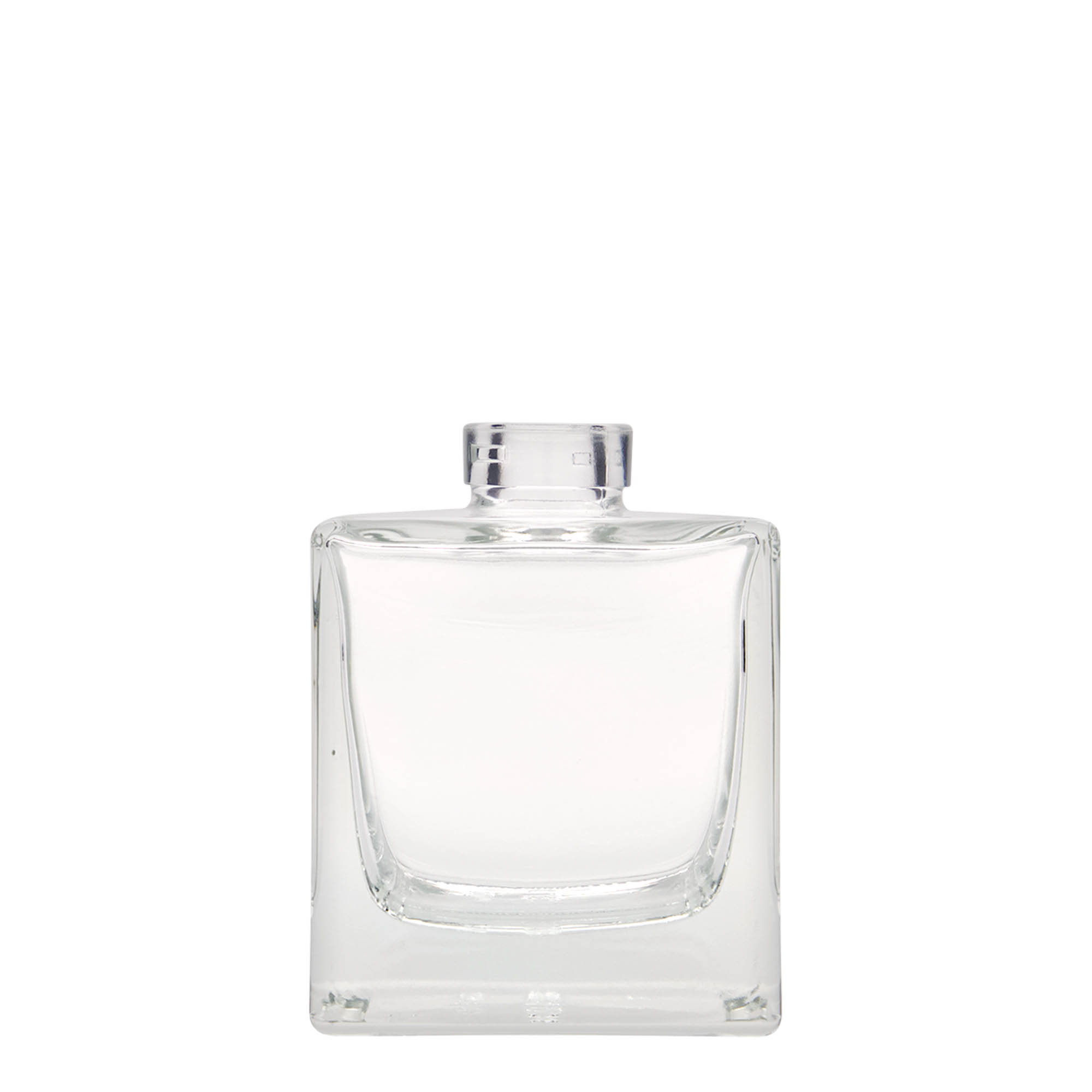 200 ml glasflaske 'Cube', firkantet, åbning: kork 200 ml glasflaske 'Cube', firkantet, åbning: kork