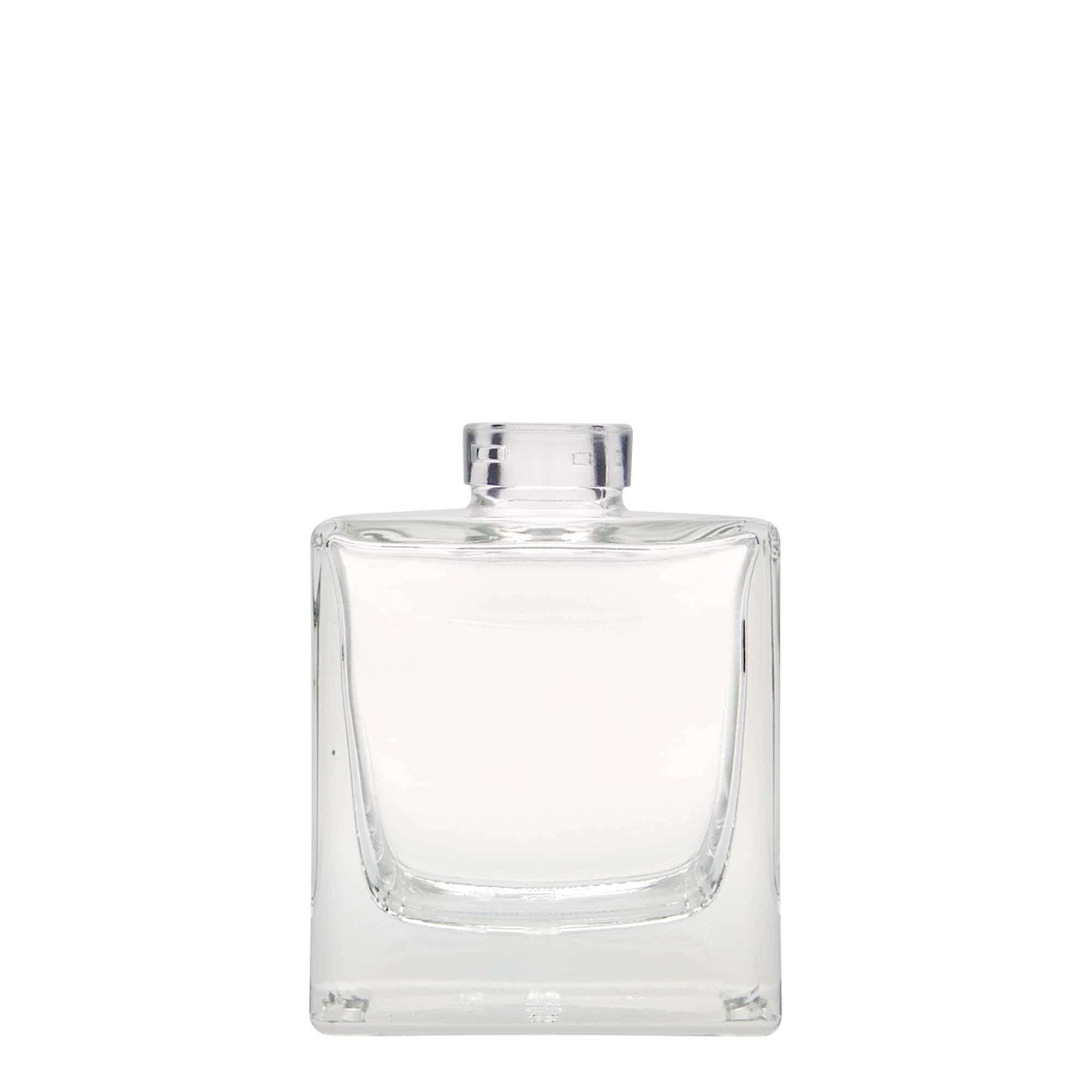 200 ml glasflaske »Cube«, firkantet, åbning: kork