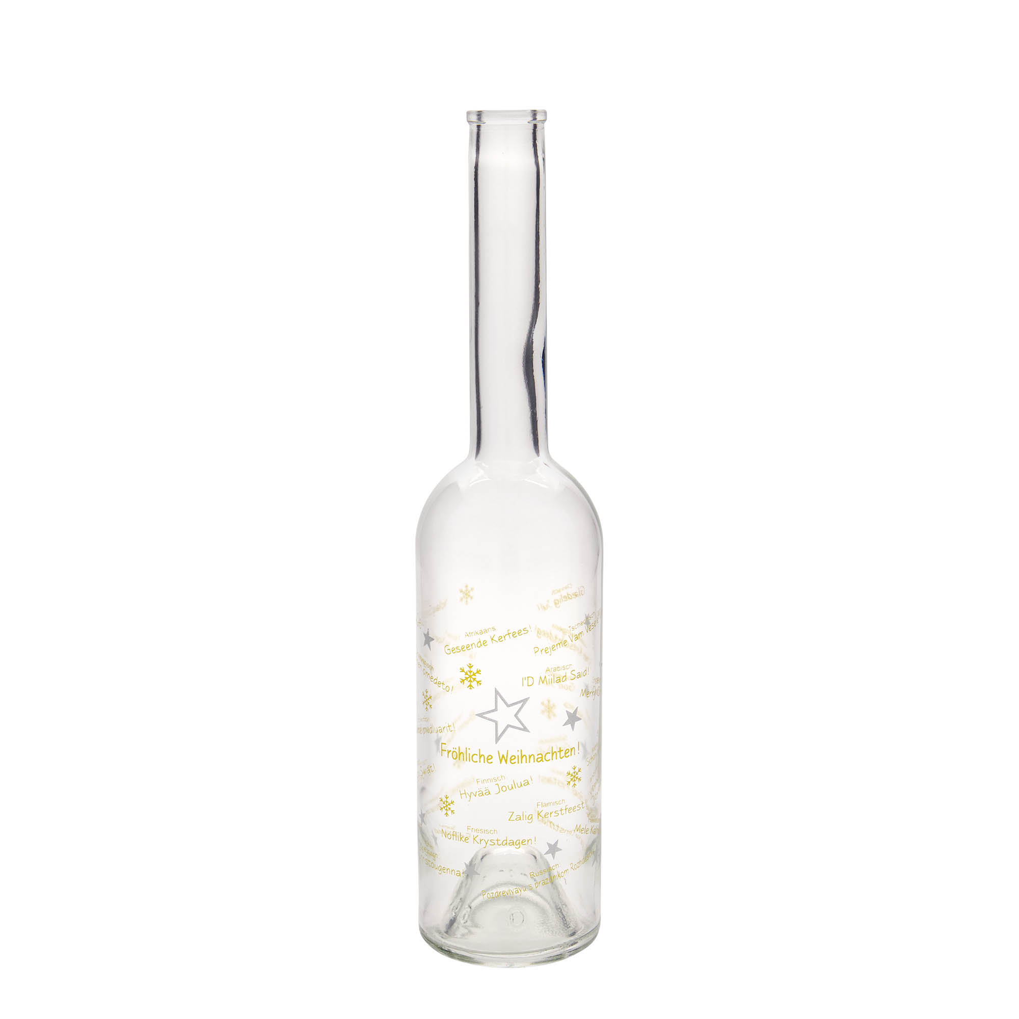 500 ml glasflaske 'Opera', motiv: Jul i verden, åbning: Kork 500 ml glasflaske 'Opera', motiv: Jul i verden, åbning: Kork