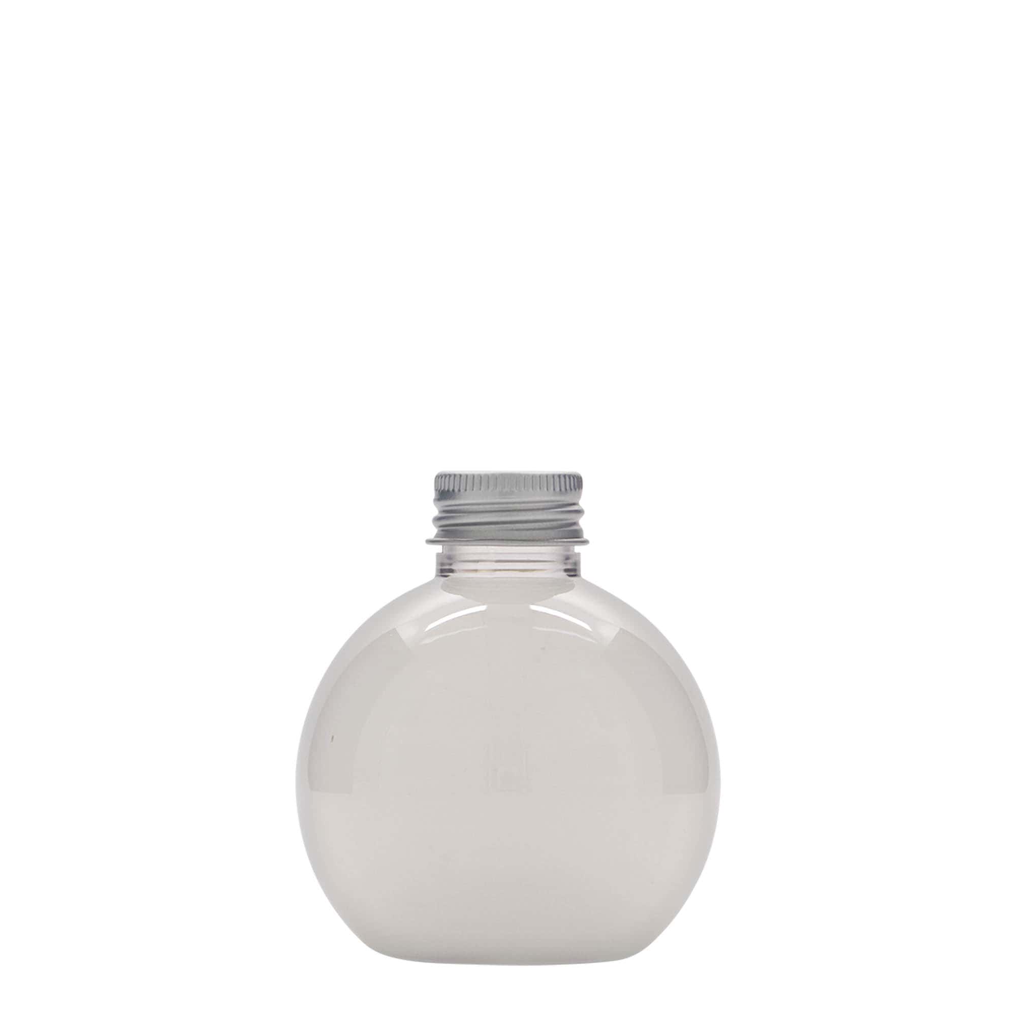 150 ml PET-flaske 'Perry', rund, plastik, åbning: 24/410