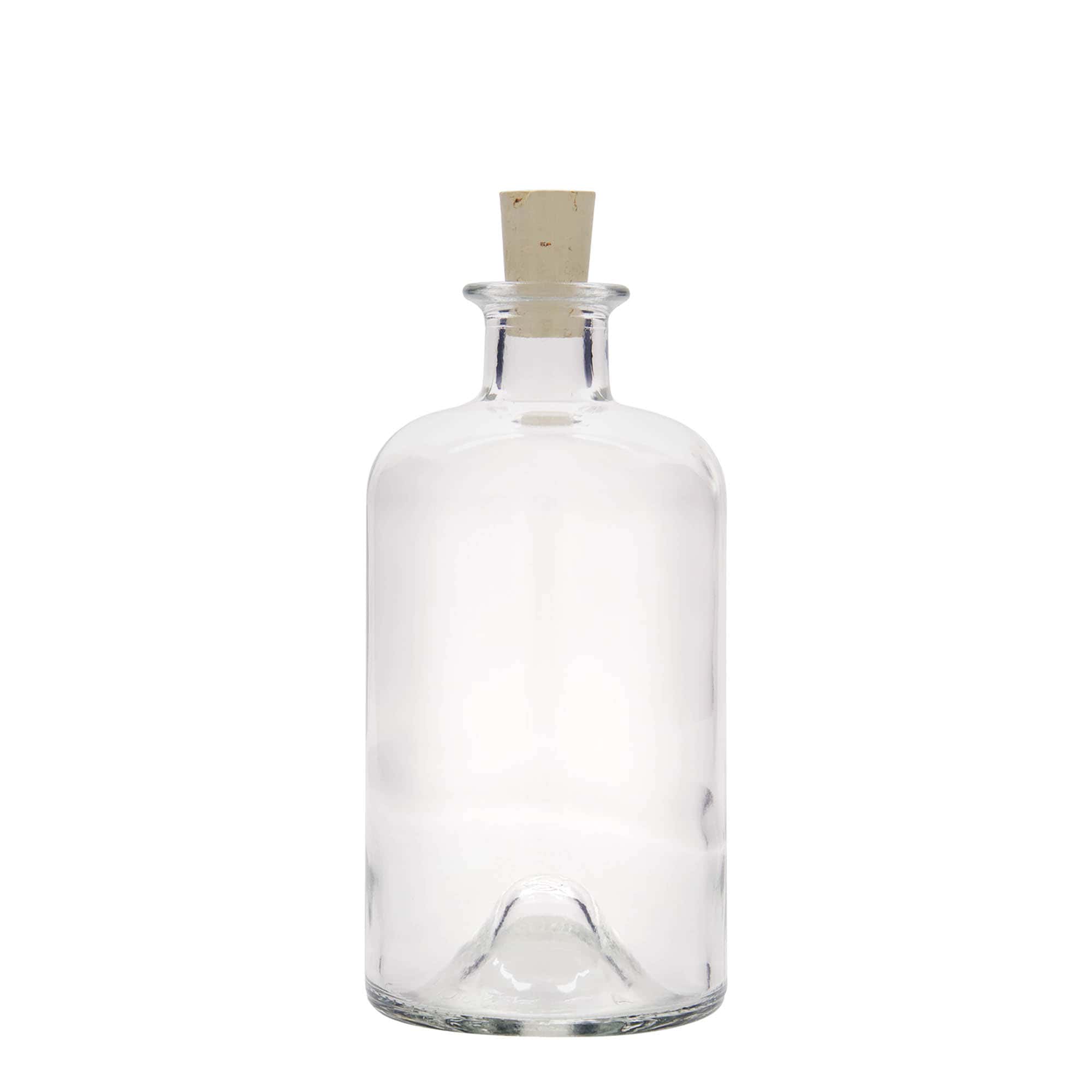 500 ml glasflaske apoteker 'Doktor', åbning: Kork
