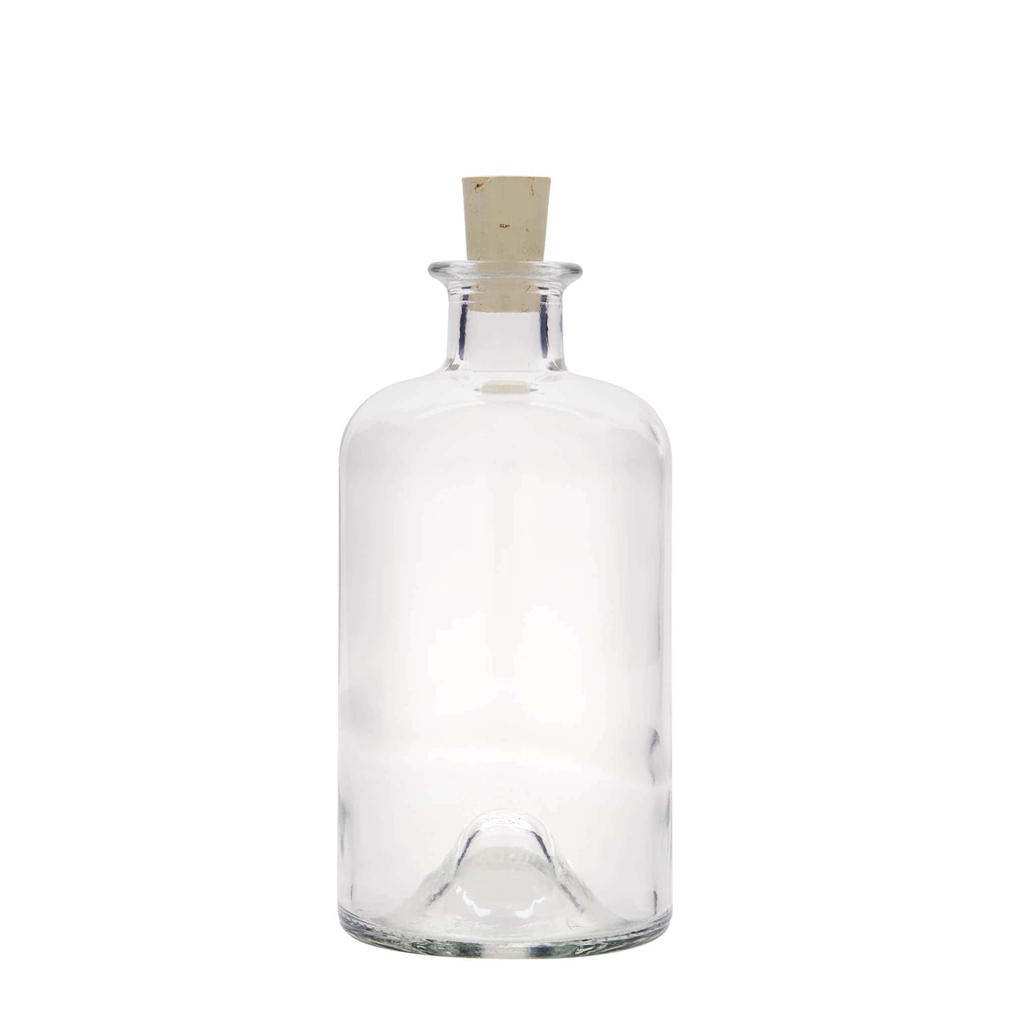 500 ml glasflaske apoteker 'Doktor', åbning: kork