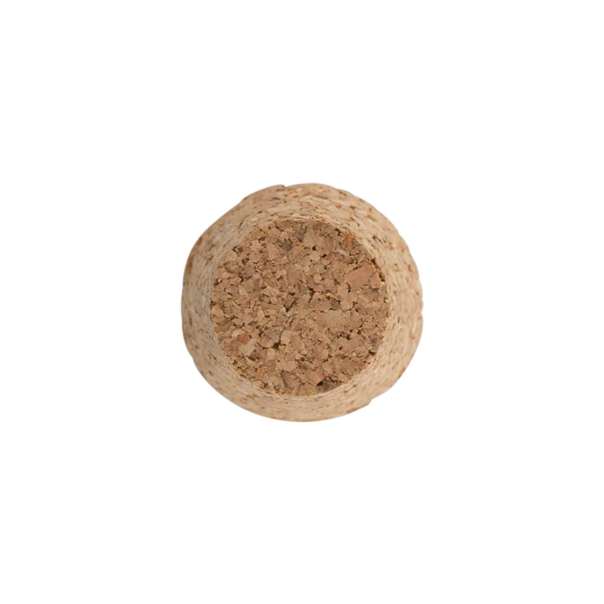 Spidsprop 25-35 x 27, pressprop, beige, til åbning: kork