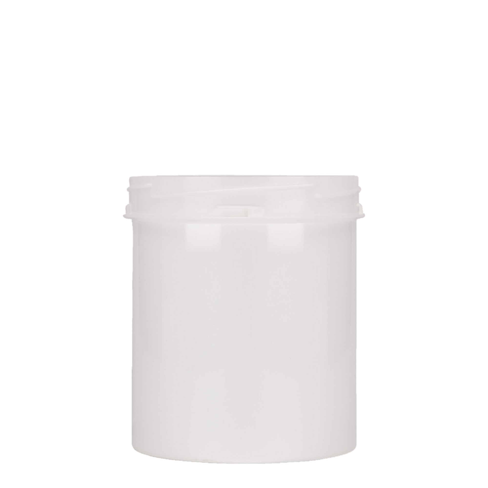 500 ml plastdåse »Securilock«, PP, hvid, åbning: skruelåg