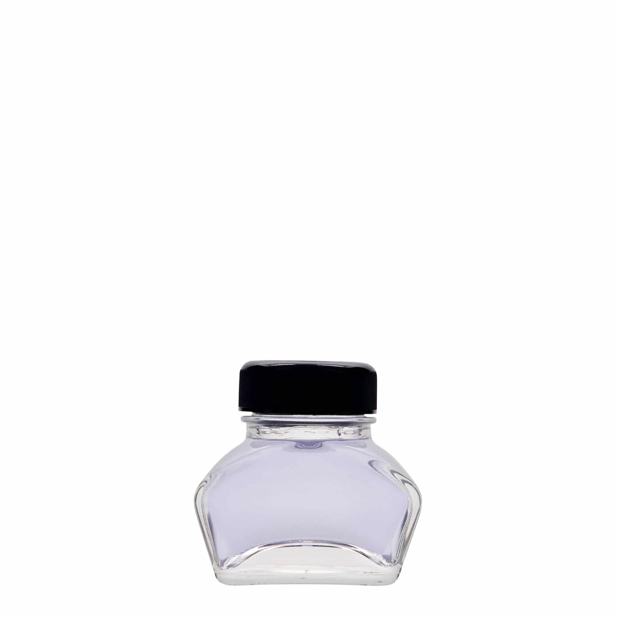30 ml blækhus, rektangulært, åbning: skruelåg