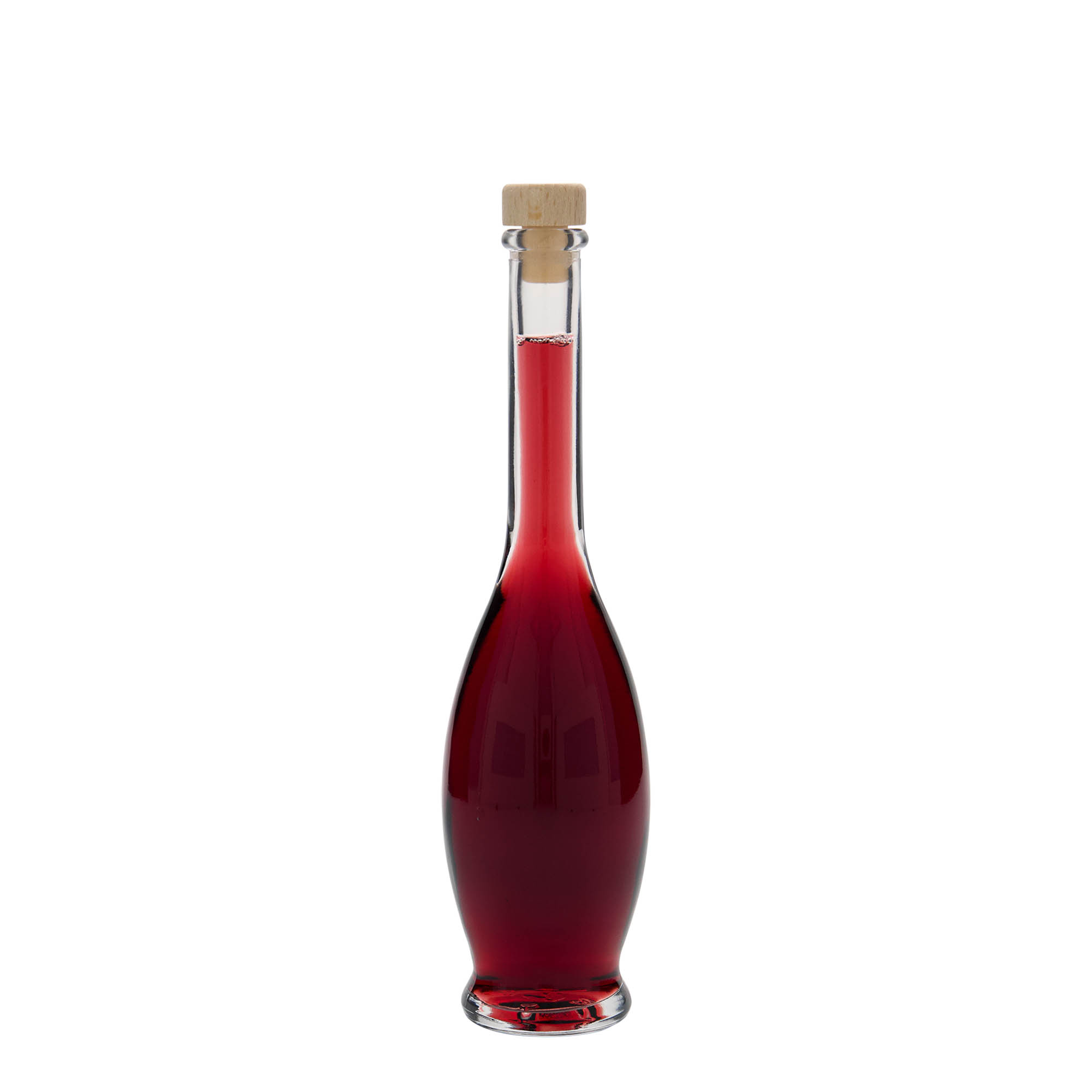 100 ml glasflaske 'Gina', åbning: kork