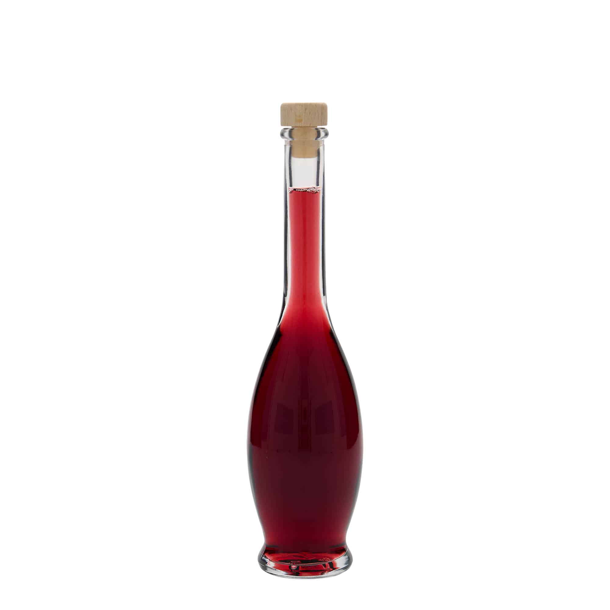 100 ml glasflaske 'Gina', åbning: kork