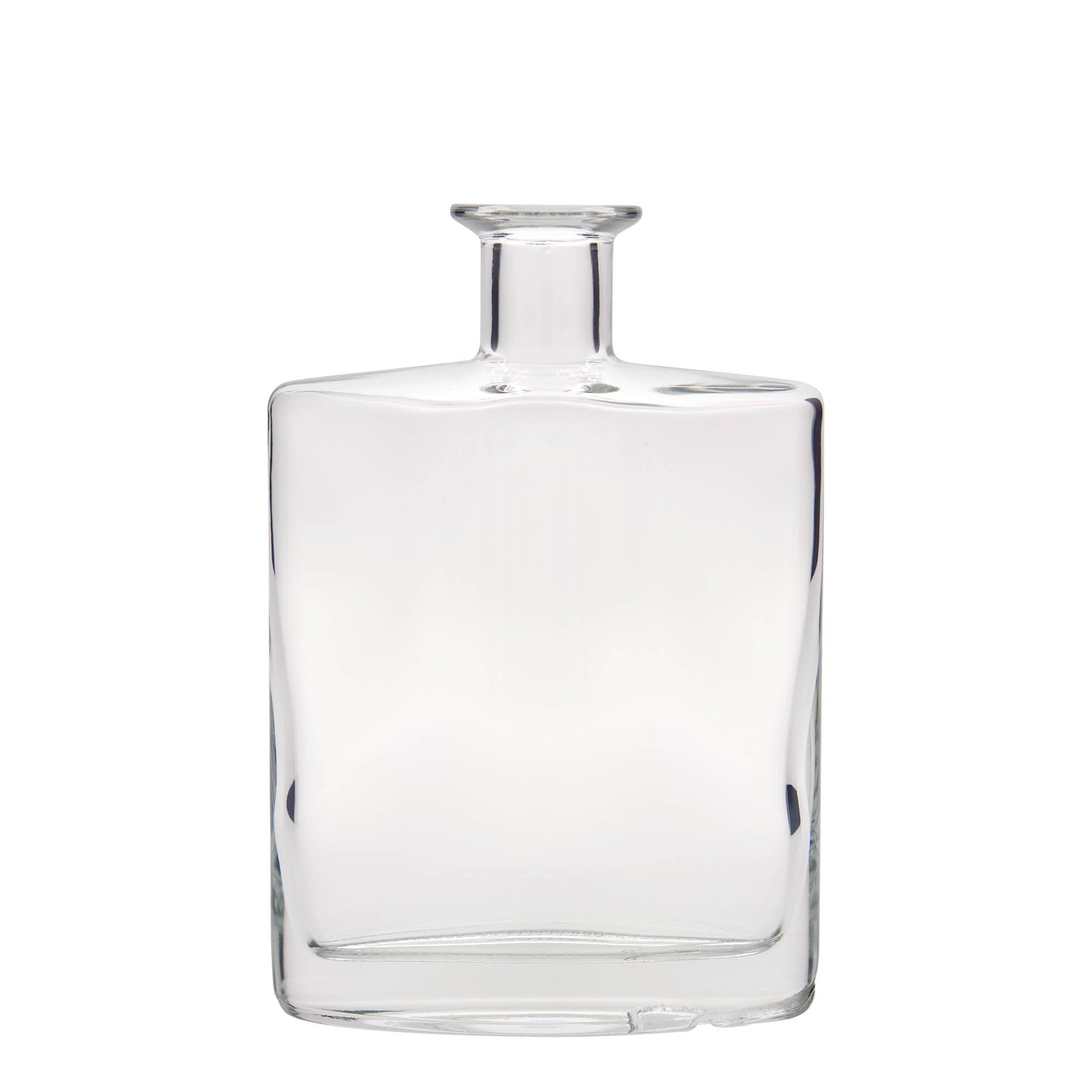 700 ml glasflaske 'Zorbas', oval, åbning: kork