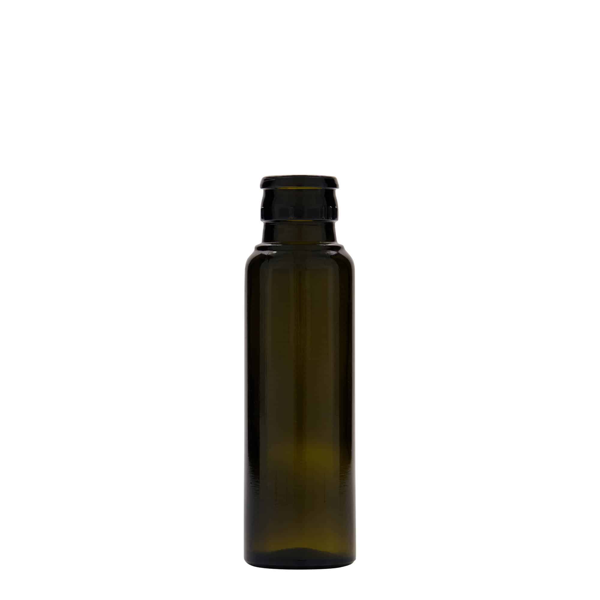 100 ml eddike-/olieflaske 'Willy New', glas, antikgrøn, åbning: DOP 100 ml eddike-/olieflaske 'Willy New', glas, antikgrøn, åbning: DOP