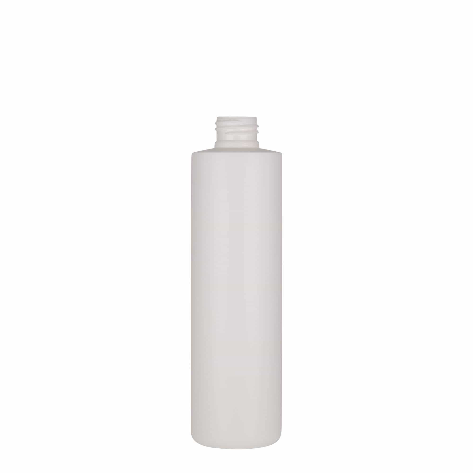 250 ml plastflaske 'Pipe', Green HDPE, hvid, åbning: GPI 24/410 250 ml plastflaske 'Pipe', Green HDPE, hvid, åbning: GPI 24/410