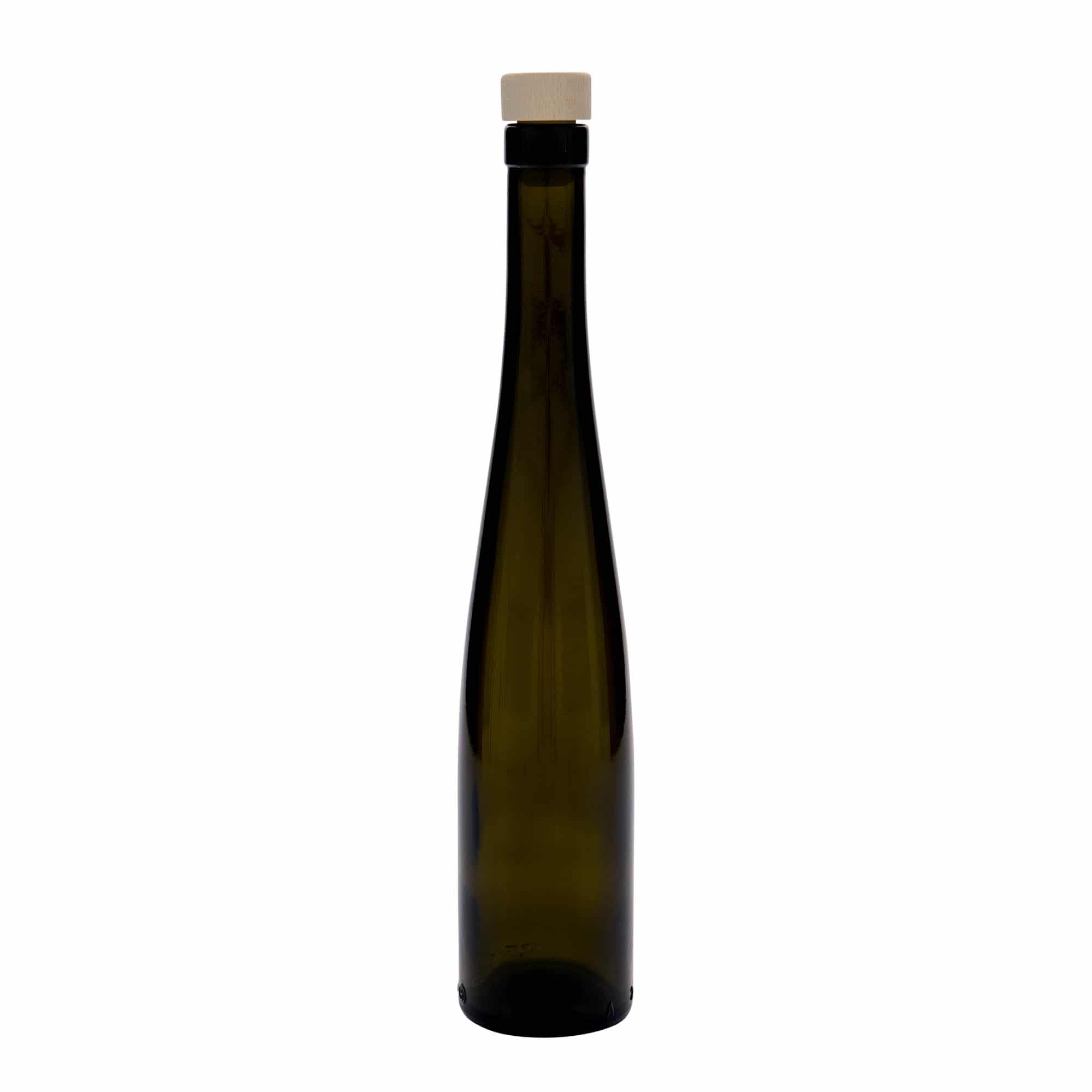 375 ml glasflaske 'Weinschlegel', antikgrøn, åbning: kork