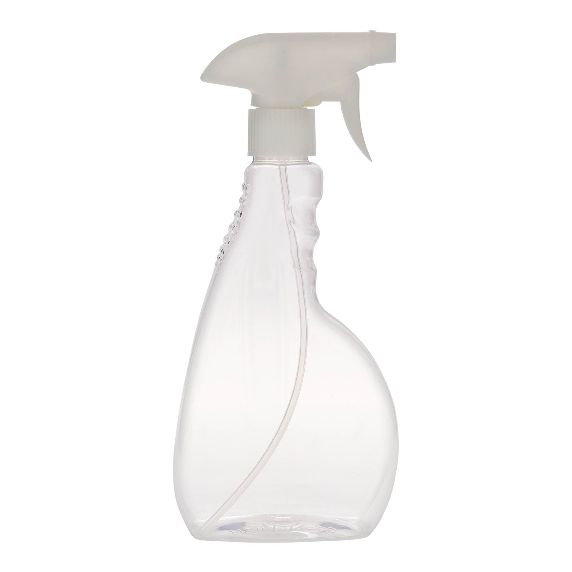 500 ml PET-sprøjteflaske 'Piccobello', rektangulær, plastik, tud: skruehætte