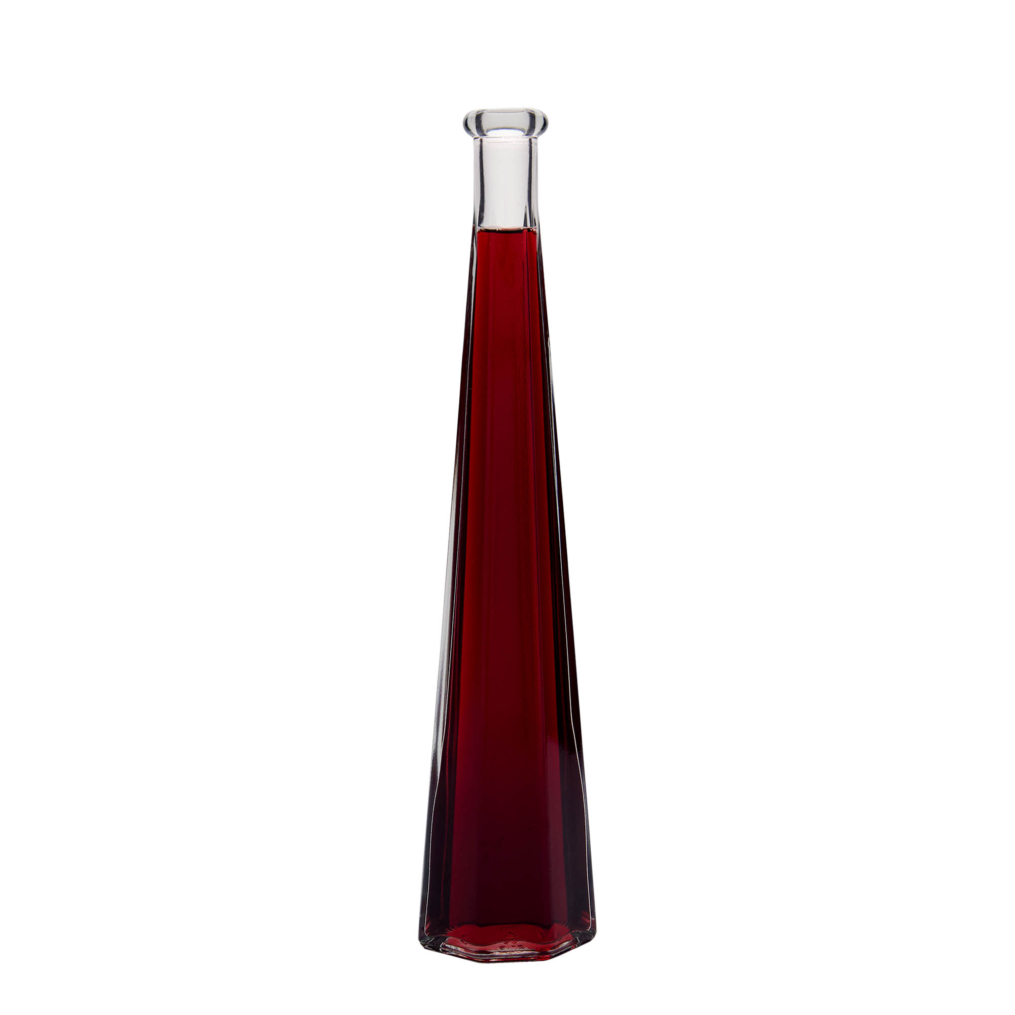 200 ml glasflaske 'Dama Sexta', sekskantet, åbning: kork 200 ml glasflaske 'Dama Sexta', sekskantet, åbning: kork