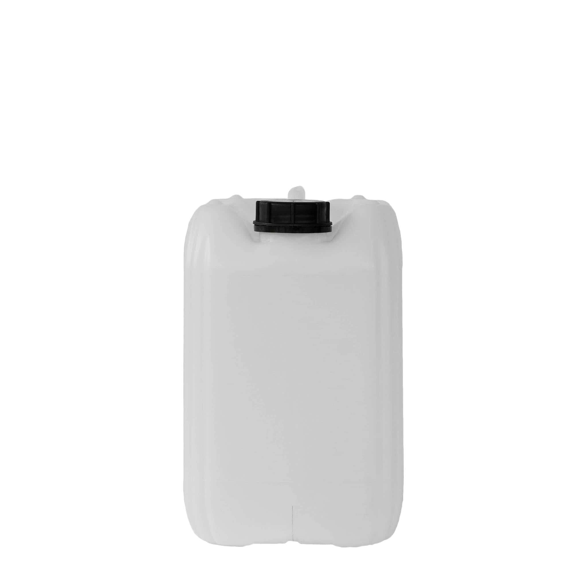 10 l dunk, firkantet, HDPE-plast, natur, åbning: ND 55