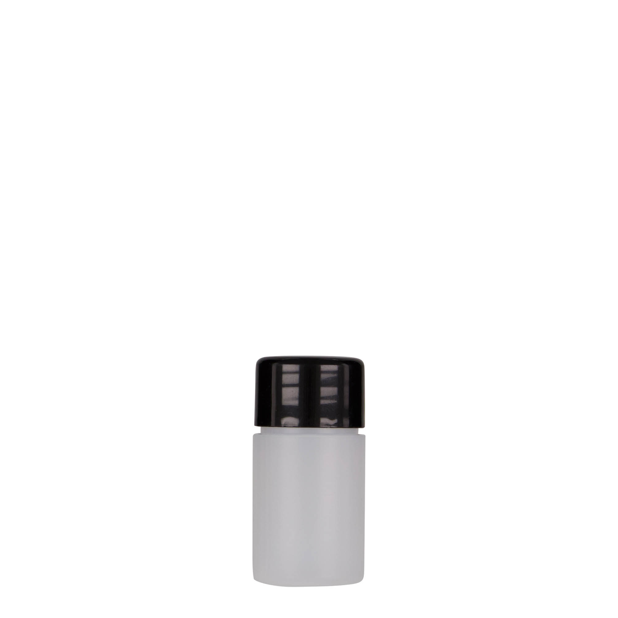 15 ml plastflaske 'Tuffy', HDPE, natur, åbning: 24/410