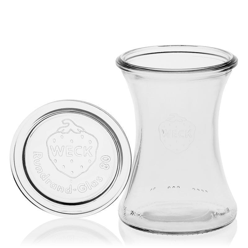 370 ml WECK-delikatesseglas, åbning: Rund kant