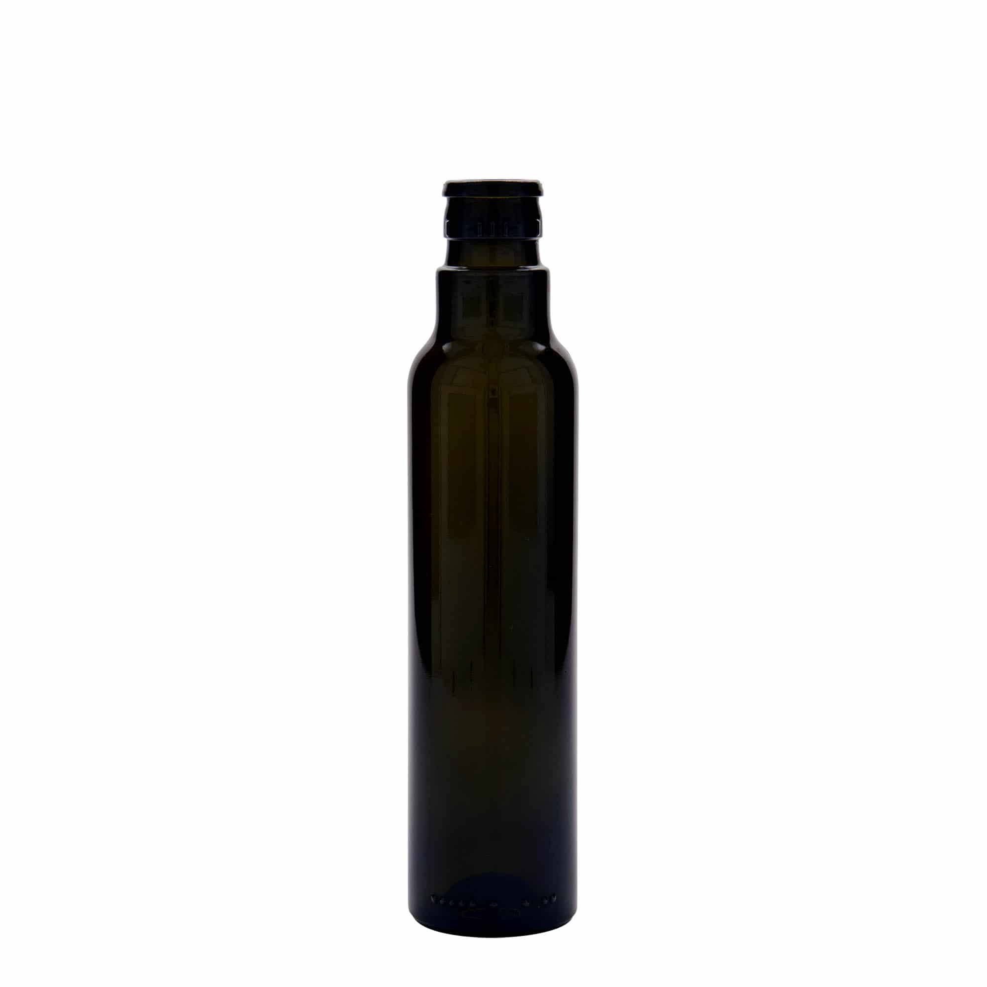 250 ml eddike-/olieflaske 'Willy New', glas, antikgrøn, åbning: DOP 250 ml eddike-/olieflaske 'Willy New', glas, antikgrøn, åbning: DOP