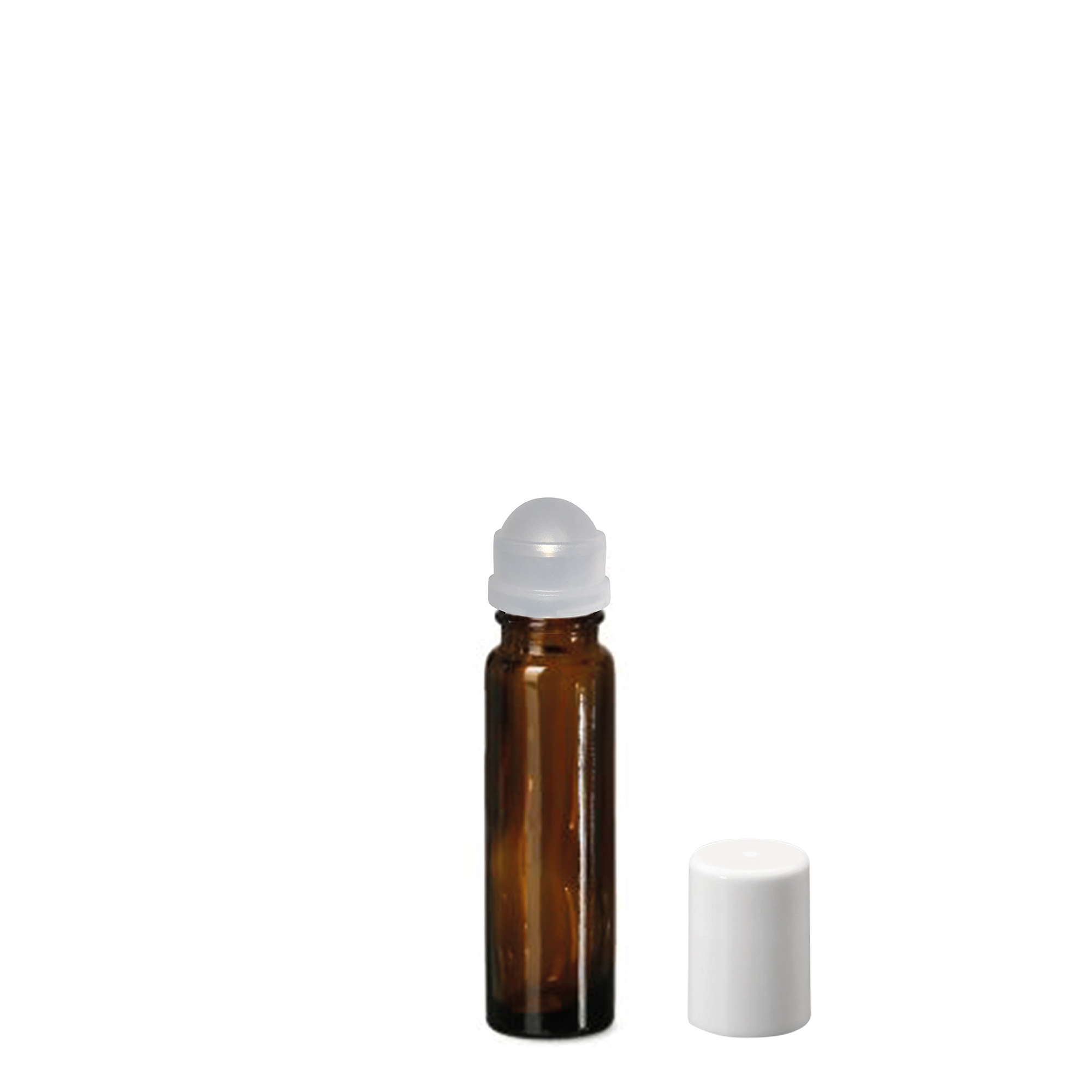 10 ml roll-on-flaske, glas, brun, åbning: skruelåg 10 ml roll-on-flaske, glas, brun, åbning: skruelåg